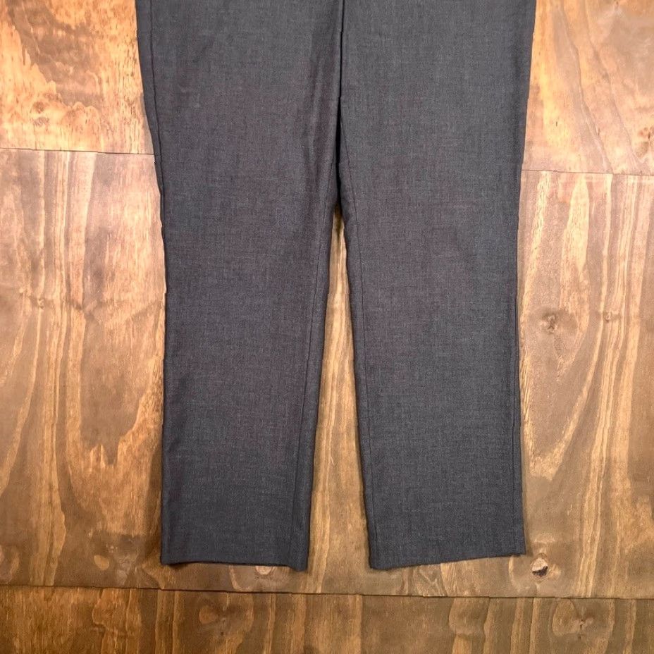 Ann Taylor Ann Taylor LOFT Womens Pants Charcoal Gray High Rise Original Fit Stretch 14 Plus Regular Workwear Dress Pants Men/Women? Size 36" / US 14 / IT 50 - 3 Thumbnail
