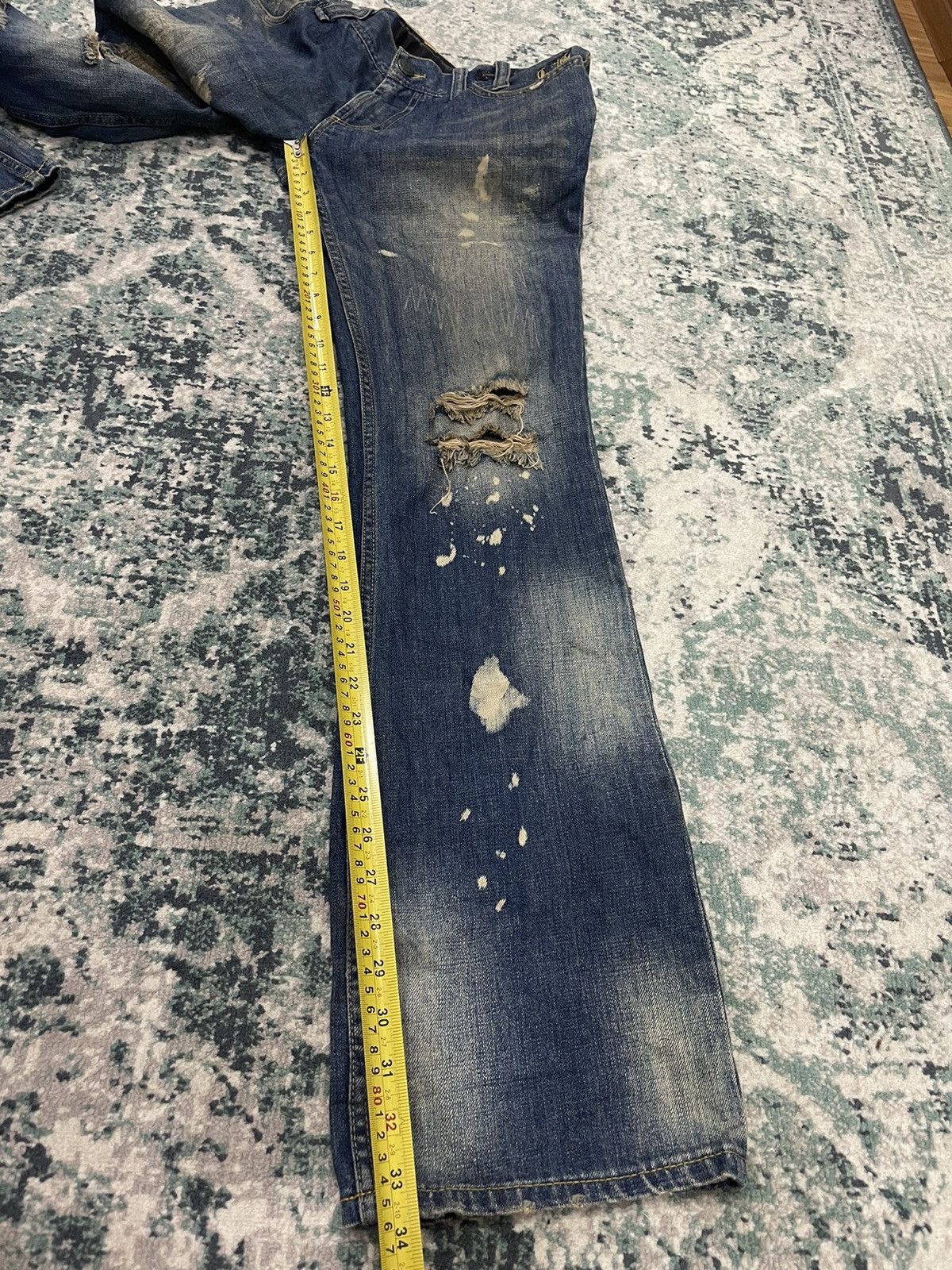 Other Of The Neige Style Distressed Flare Denim Jeans Size US 32 / EU 48 - 22 Thumbnail