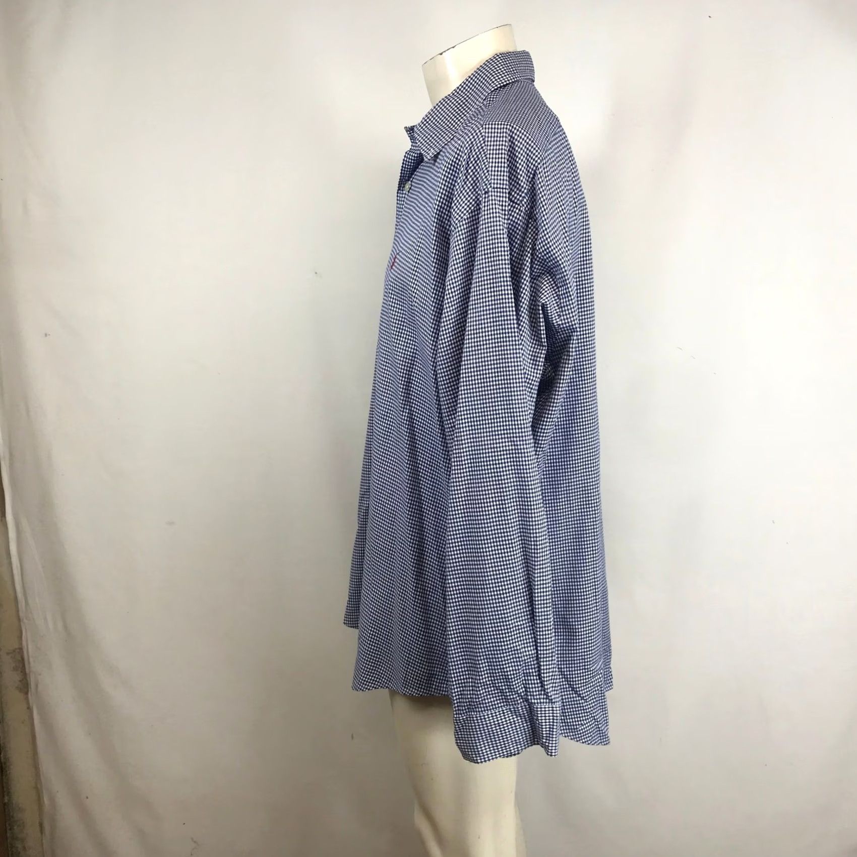 Ralph Lauren Ralph Lauren Golf Mens XL Navy Blue Gingham Check Long Sleeve Button Down Shirt Size US XL / EU 56 / 4 - 6 Thumbnail
