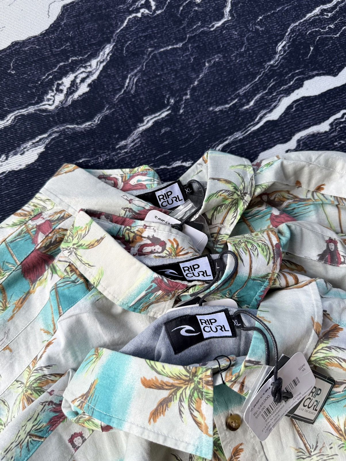 Ripcurl × Vintage Ripcurl palm paradise shirt Size US L / EU 52-54 / 3 - 8 Thumbnail