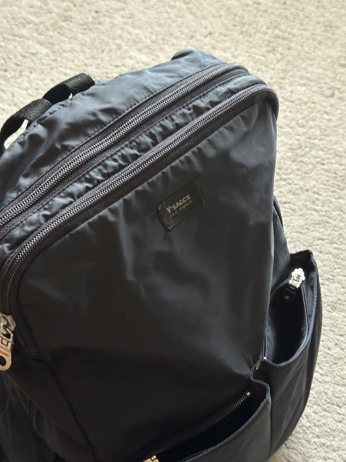 Yohji Yamamoto 2000s Yohji Yamamoto Y’saccs Nylon Backpack Size ONE SIZE - 9 Thumbnail