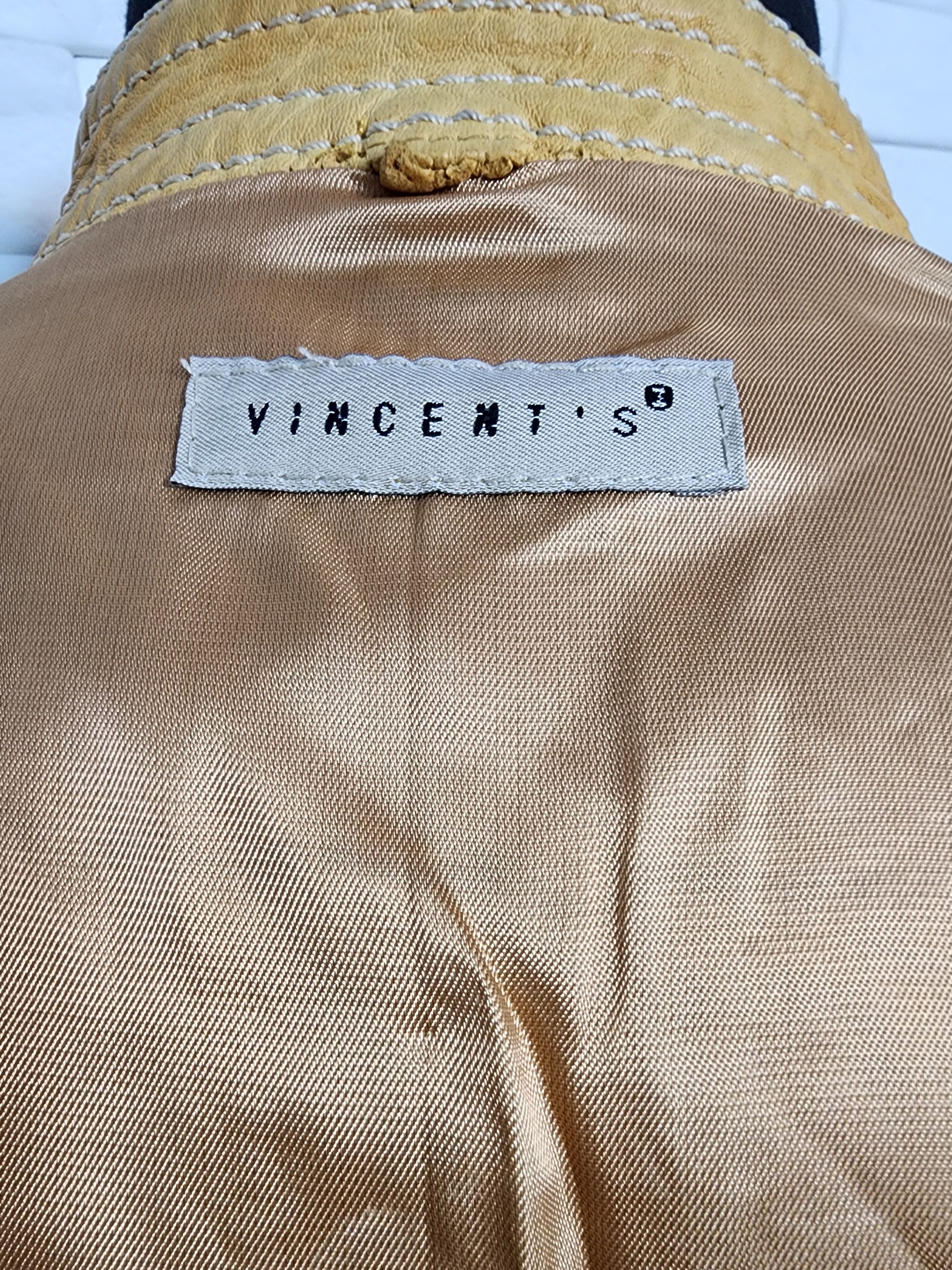 Other Yellow Leather Jacket: Women's Zipper Up Size S / US 4 / IT 40 - 8 Thumbnail