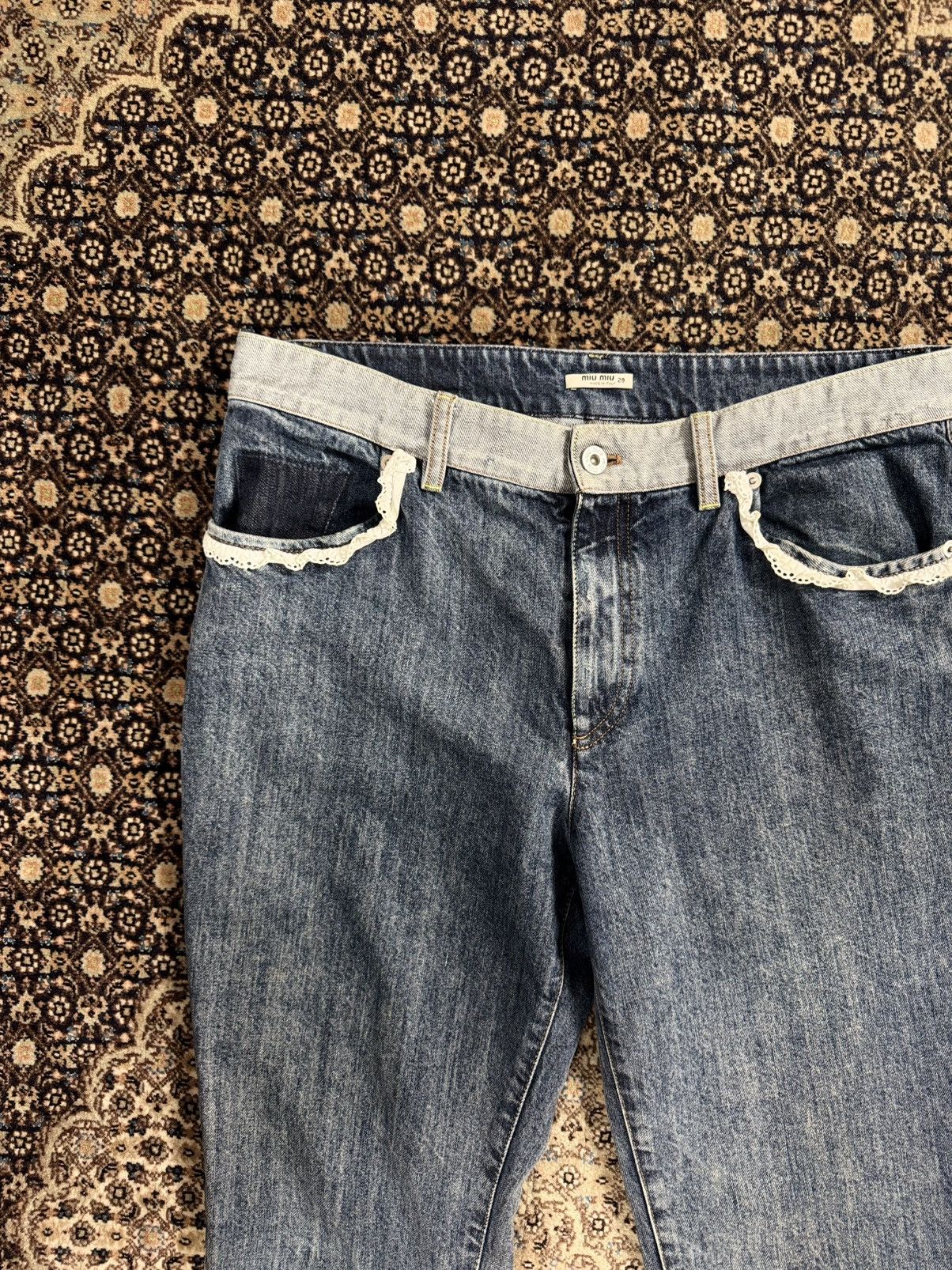 Miu Miu Miu Miu Denim pants Size US 29 - 2 Thumbnail
