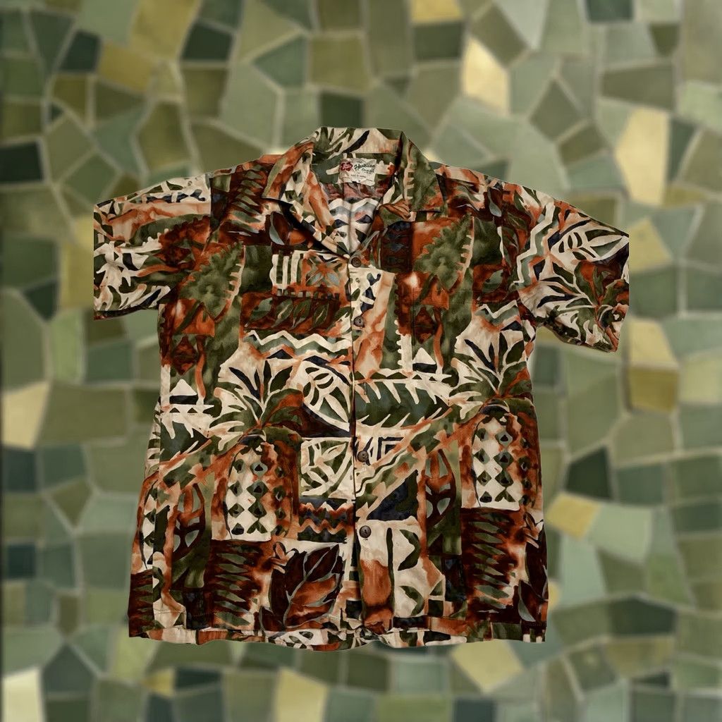 Hilo Hattie VINTAGE Hilo Hattie Hawaiian Shirt Mens M Short Sleeve Pineapple Leaves USA Size US M / EU 48-50 / 2 - 1 Thumbnail