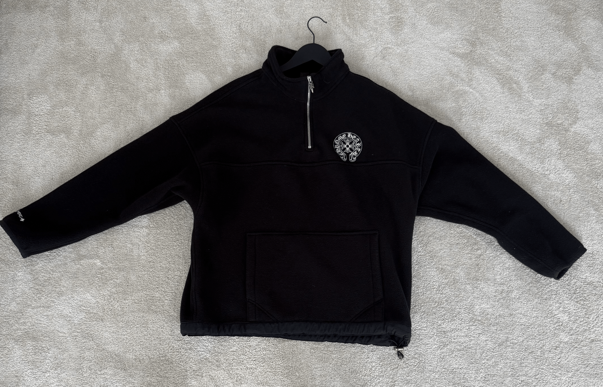 Chrome Hearts Chrome Hearts Fleece Horseshoe Logo Half Zip Sweatshirt Size US M / EU 48-50 / 2 - 1 Thumbnail