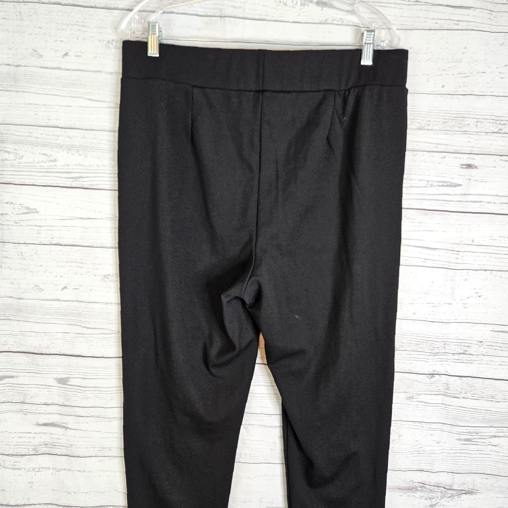 Vintage Universal Standard Womens Ponte Pants Sz 14-16 Black Pull On Size 36" / US 14 / IT 50 - 4 Thumbnail