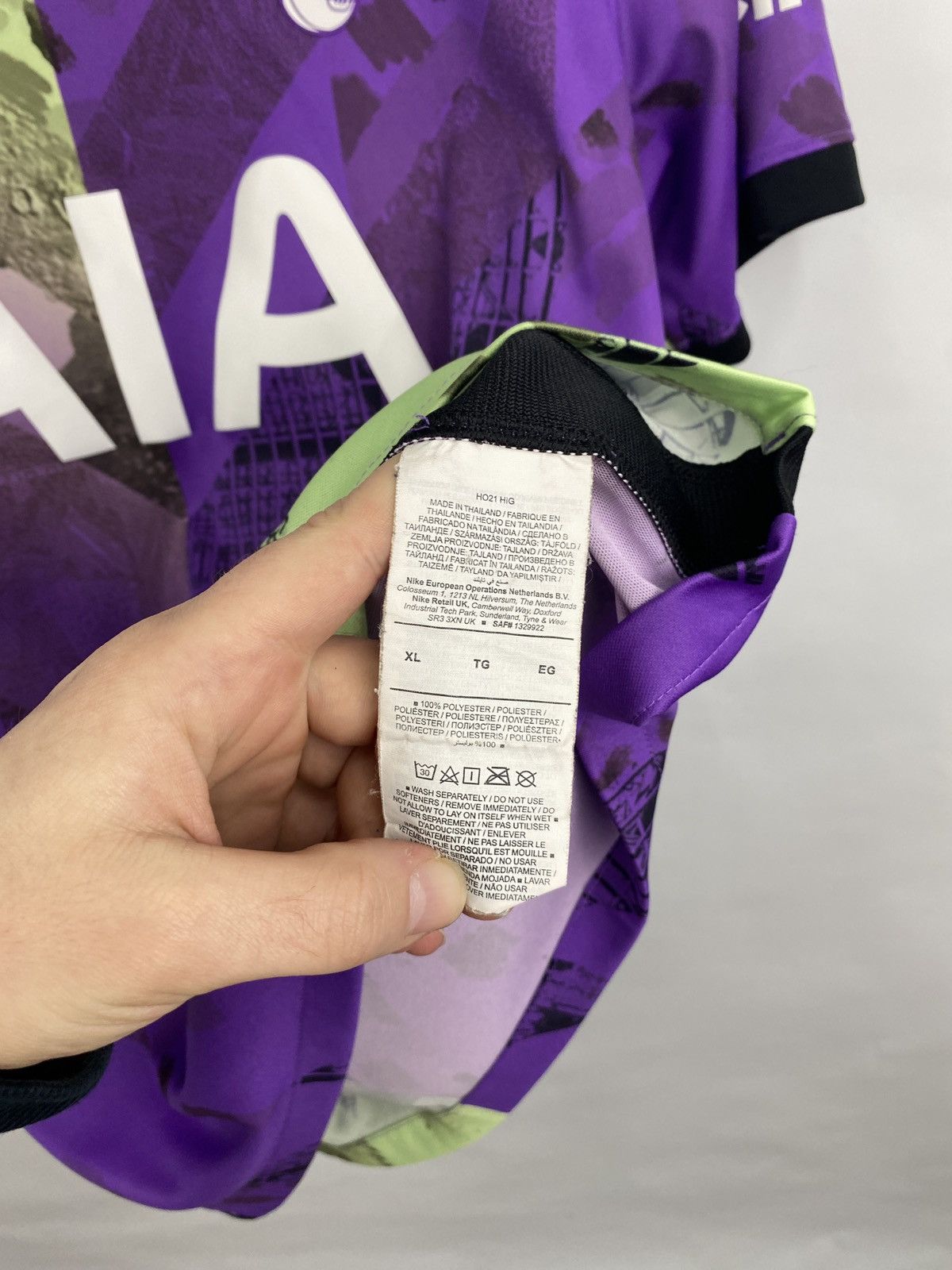 Nike Tottenham Hotspur Third football jersey 2021-2022 Rare Retro Size US XL / EU 56 / 4 - 9 Thumbnail