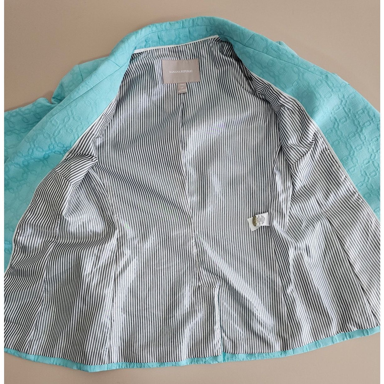 Banana Republic MINT Banana Republic Turquoise Military-Inspired Blazer 2P Size XS / US 0-2 / IT 36-38 - 12 Thumbnail