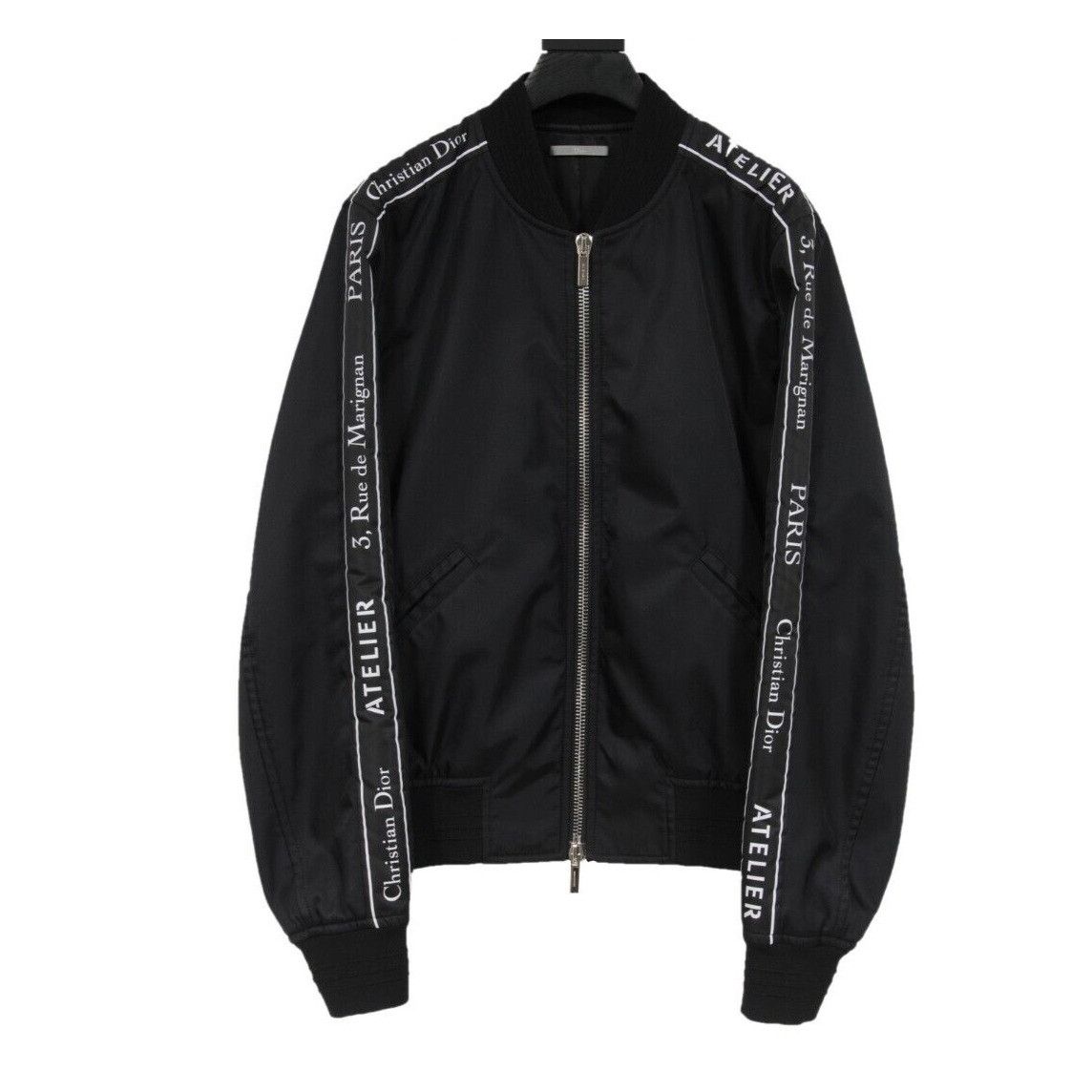 Dior Atelier Logo Bomber Jacket Black Size US M / EU 48-50 / 2 - 1 Thumbnail