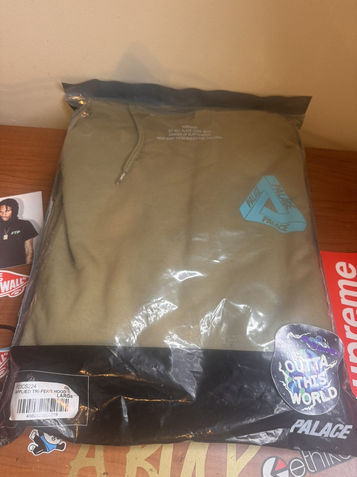 Palace Palace Applied Tri-ferg Hoodie Size US L / EU 52-54 / 3 - 1 Thumbnail