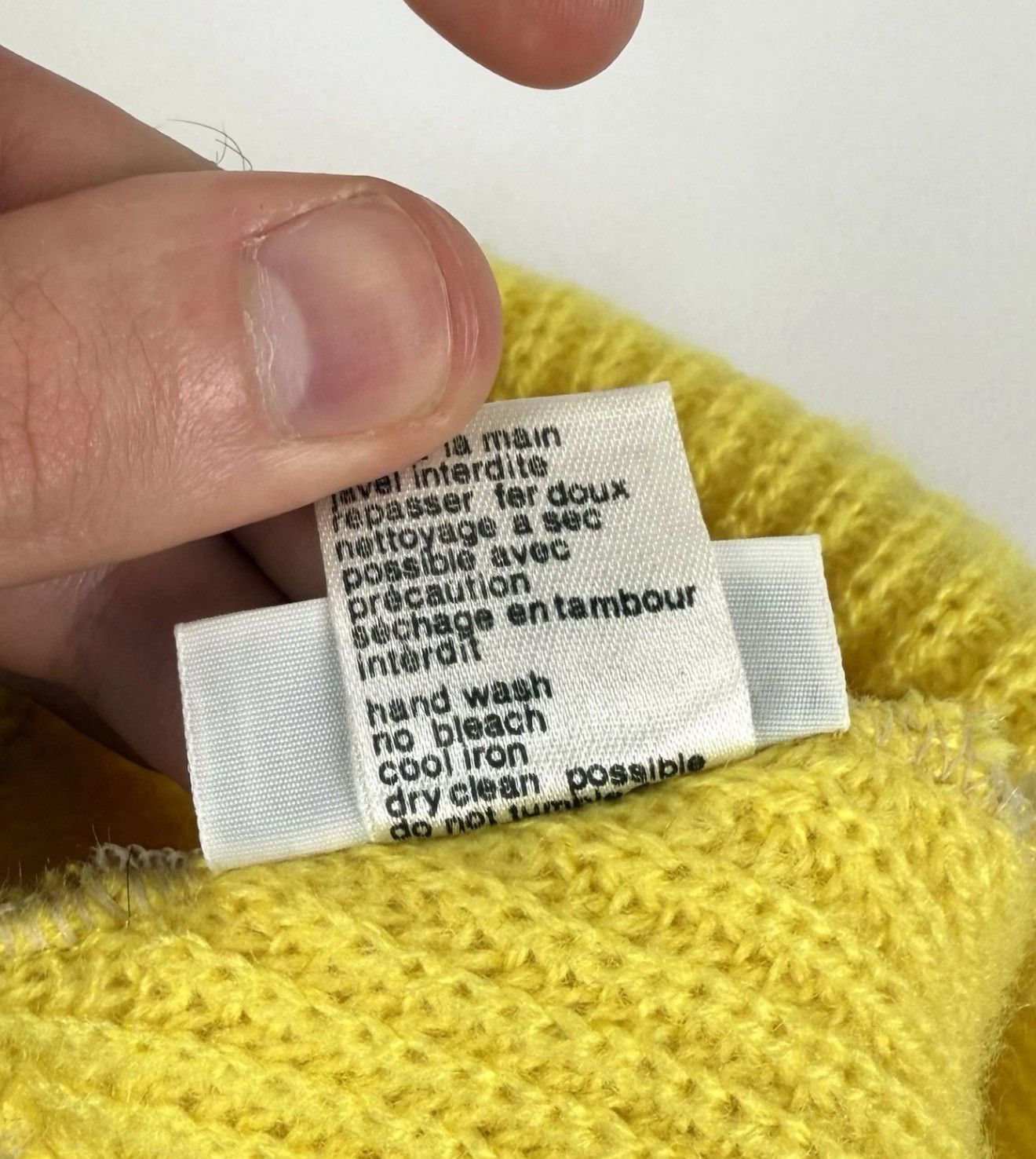 Lacoste Vintage Lacoste Acrylic Beanie Hat One Size Knit Yellow Top Size ONE SIZE - 8 Thumbnail