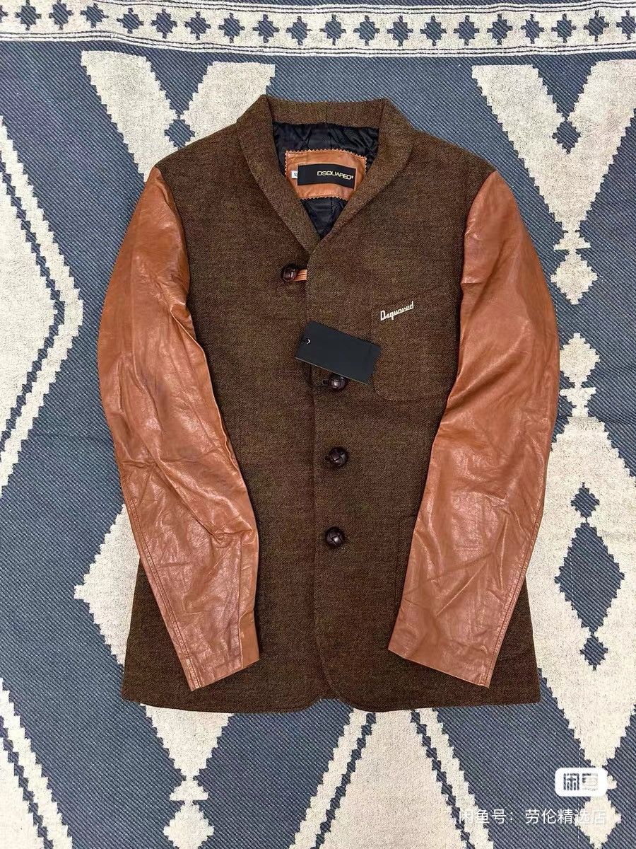 Dsquared2 dsquared2 leather fur jacket coat Size US M / EU 48-50 / 2 - 1 Thumbnail