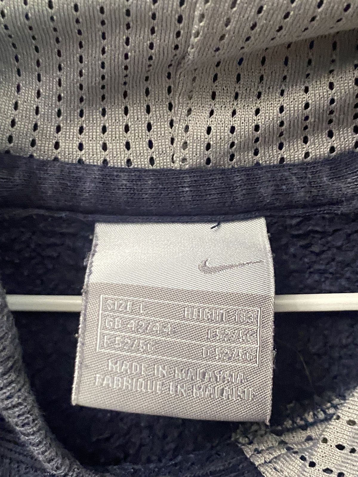 Nike × Vintage Nike Oregon Track Hoodie Vintage Blue Streetwear Size US L / EU 52-54 / 3 - 3 Thumbnail