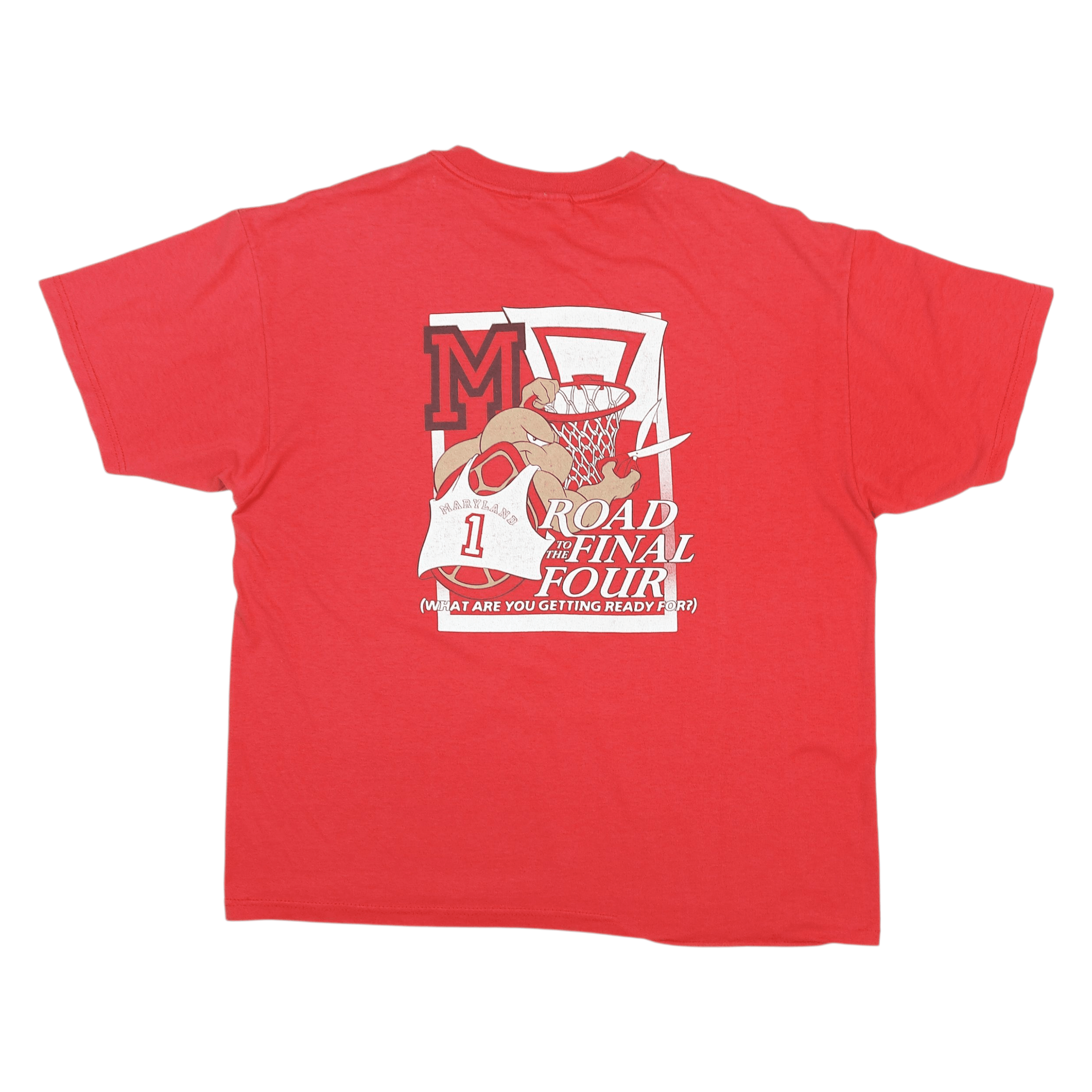 NCAA Vintage 90s TERPS University Of Maryland Terrapins NCAA TEE Size US XL / EU 56 / 4 - 3 Thumbnail
