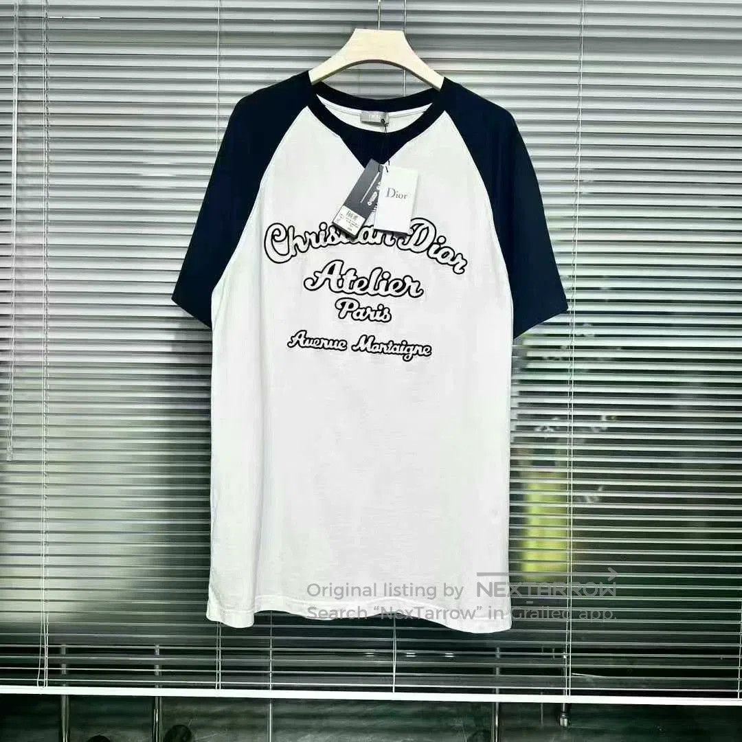 Dior dior atelier embroidered slogan short sleeve shirt. Size US L / EU 52-54 / 3 - 1 Thumbnail