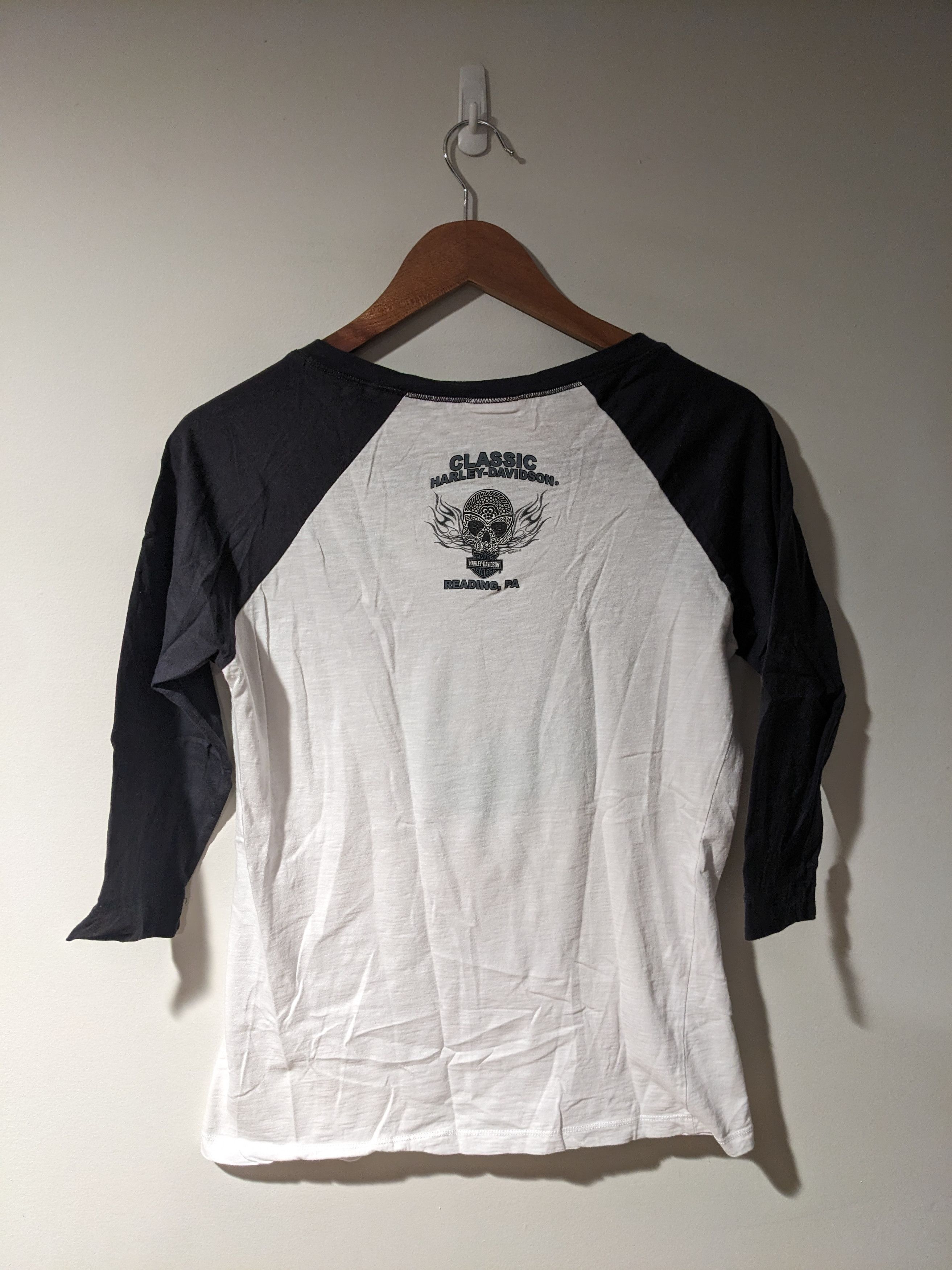 Harley Davidson × Vintage Vintage 2013 Harley Davidson Baseball Womans Medium T-Shirt Size M / US 6-8 / IT 42-44 - 4 Thumbnail