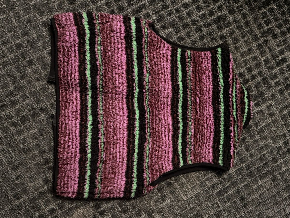 Stussy Stussy Striped Sherpa Vest grape Size US L / EU 52-54 / 3 - 2 Thumbnail