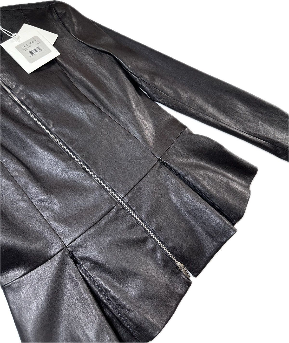 The Row The Row Anasta Jacket 100% Lambskin Leather Size XL / US 12-14 / IT 48-50 - 14 Thumbnail