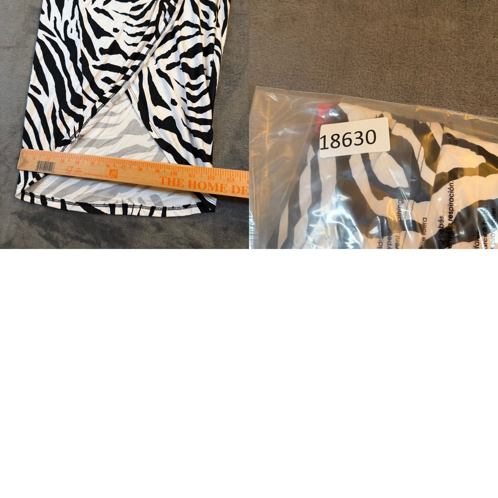 Venus Venus Zebra Floral Maxi Skirt Womens M Casual Summer Pull On Knot Faux Wrap Dress Size 32" / US 10 / IT 46 - 8 Thumbnail