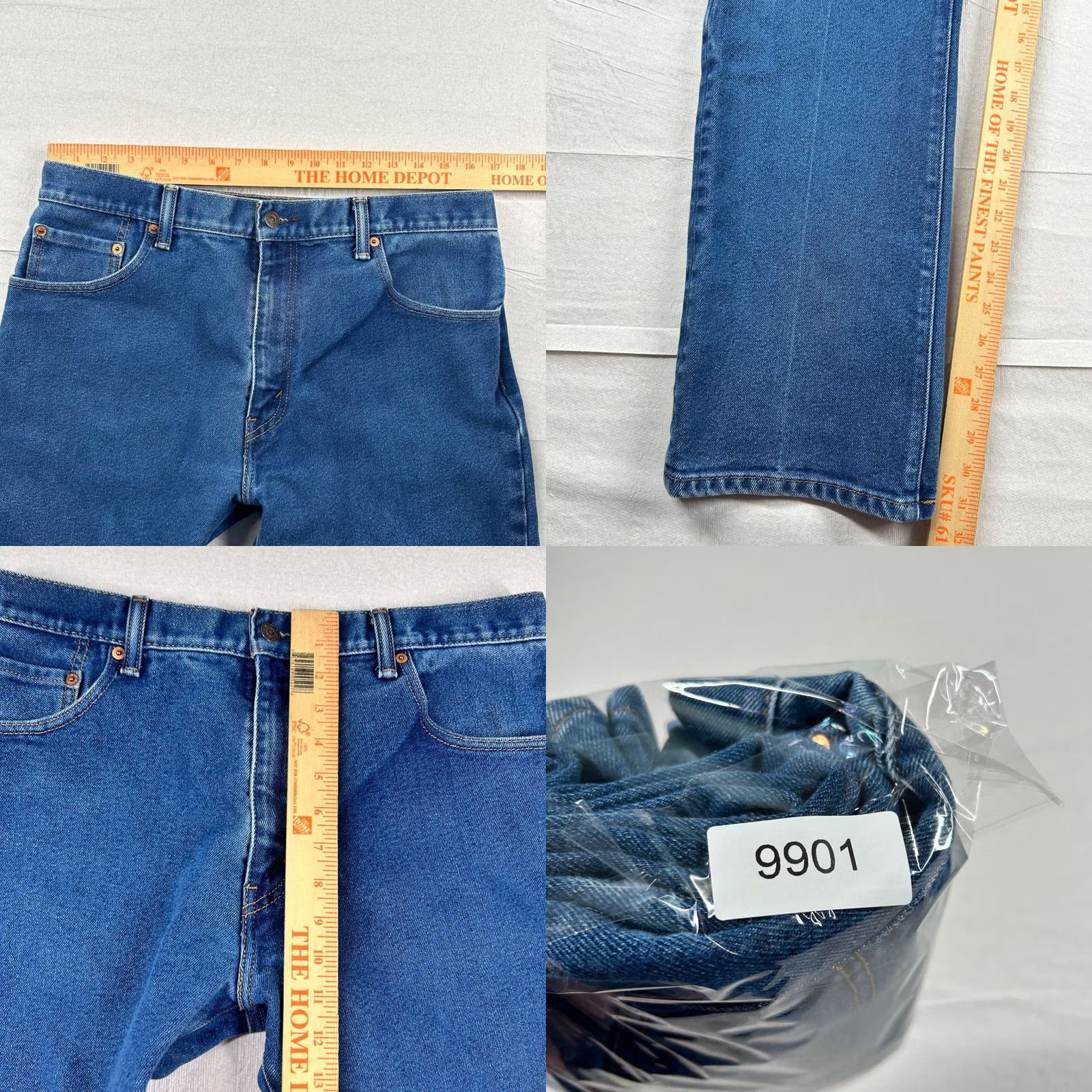 Levi's VINTAGE Levi's 517 Jeans Mens 36x34 Boot Cut Denim Cowboy Jeans Mens Regular Blue 5-Pocket Design Size US 36 / EU 52 - 8 Thumbnail