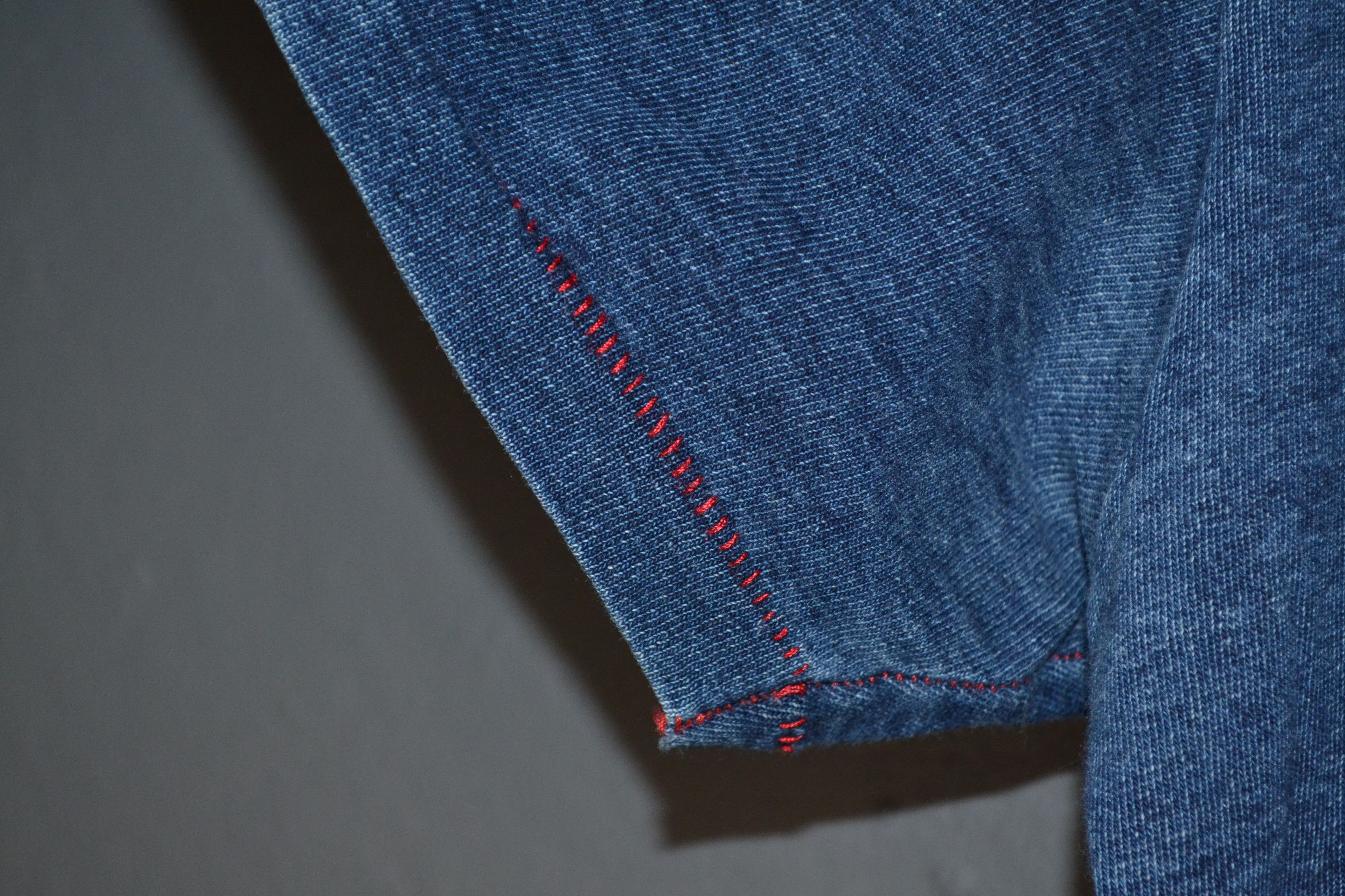 18 Waits 18Waits S size Indigo Tornado Seam T-shirt Thrashed Size US S / EU 44-46 / 1 - 7 Thumbnail