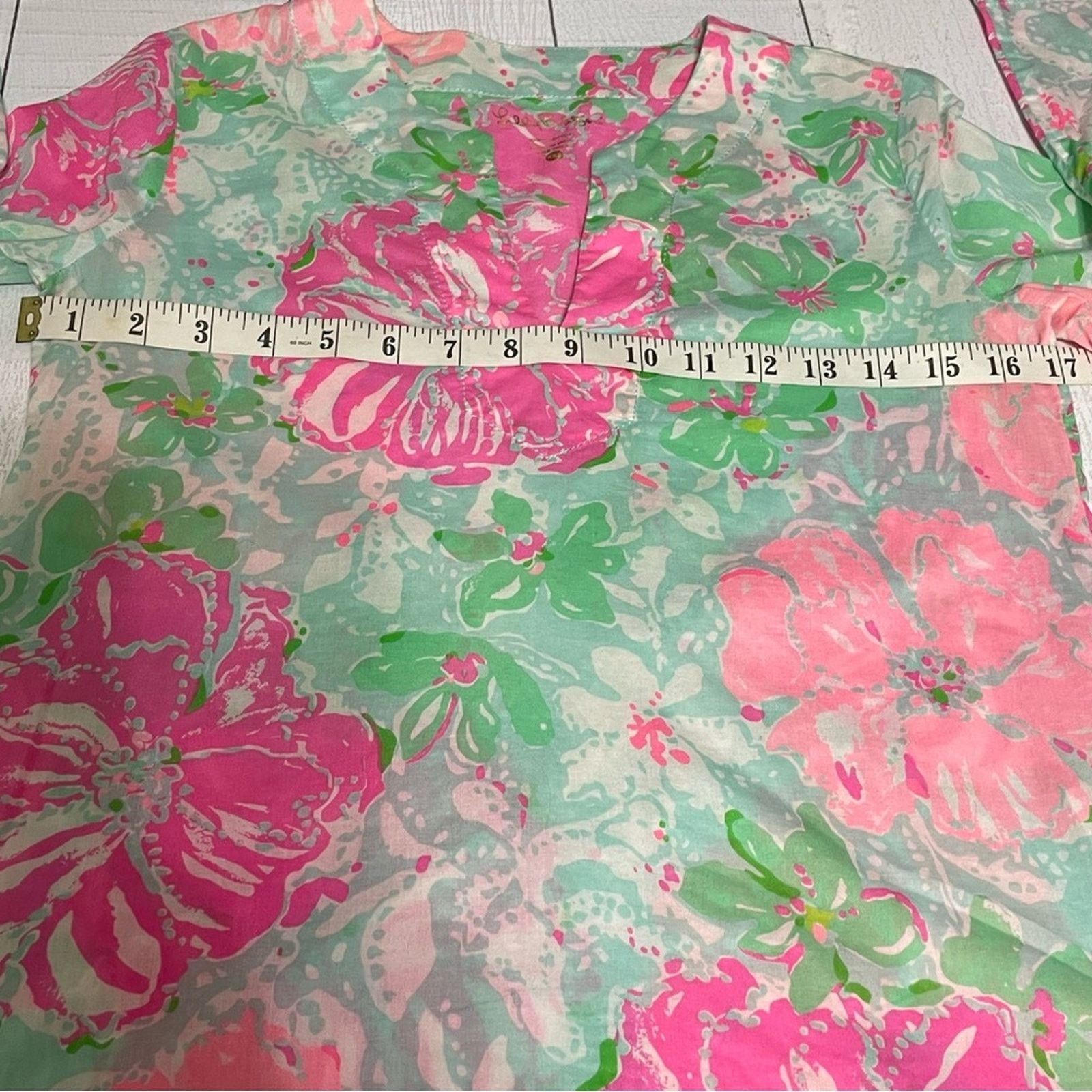 Lilly Pulitzer Lilly Pulitzer Amelia Island Floral Tunic Size XXS Size XXS / US 00 / IT 34 - 6 Thumbnail