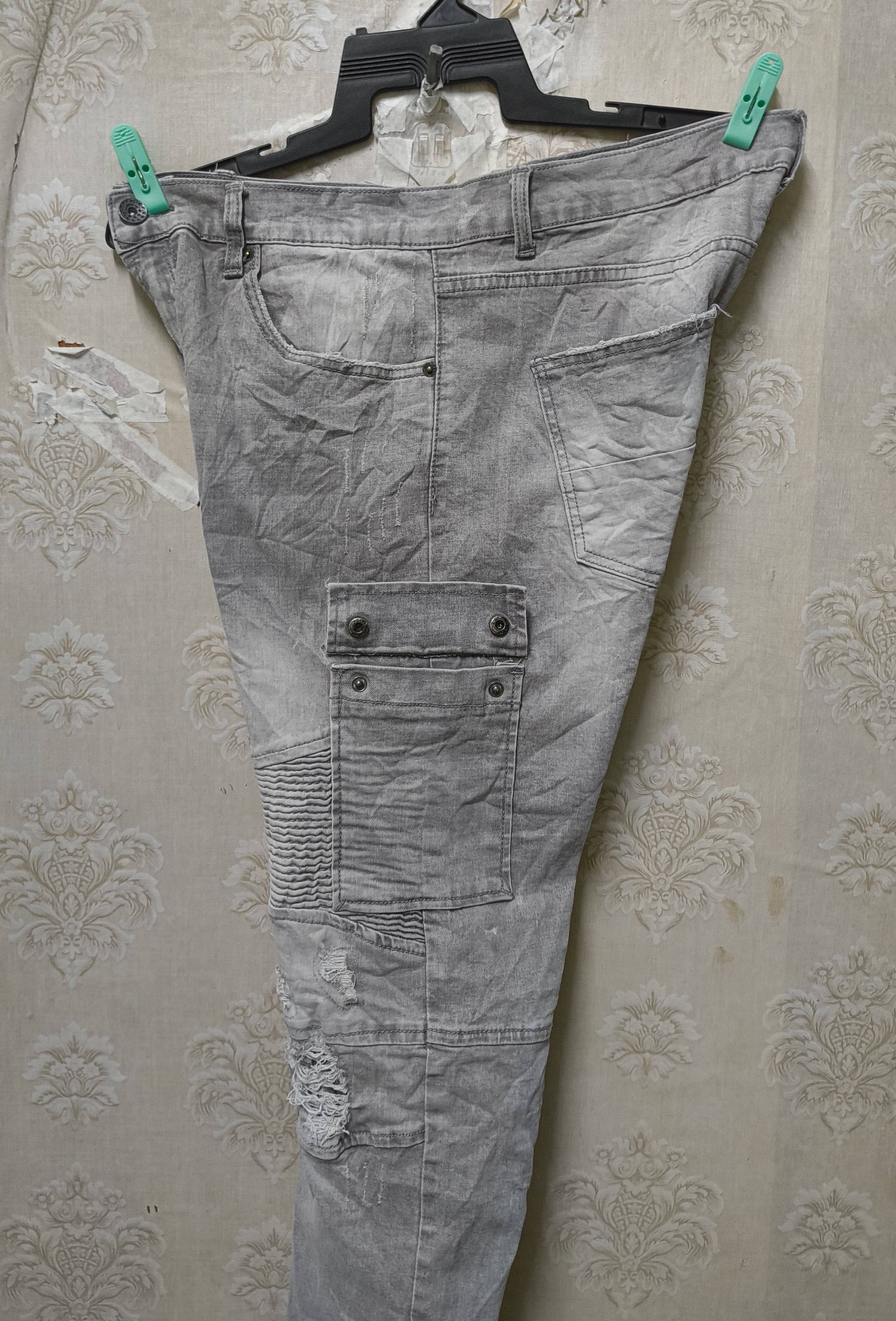 Decibel Decibel Biker Cargo Jeans distressed Size US 38 / EU 54 - 9 Thumbnail