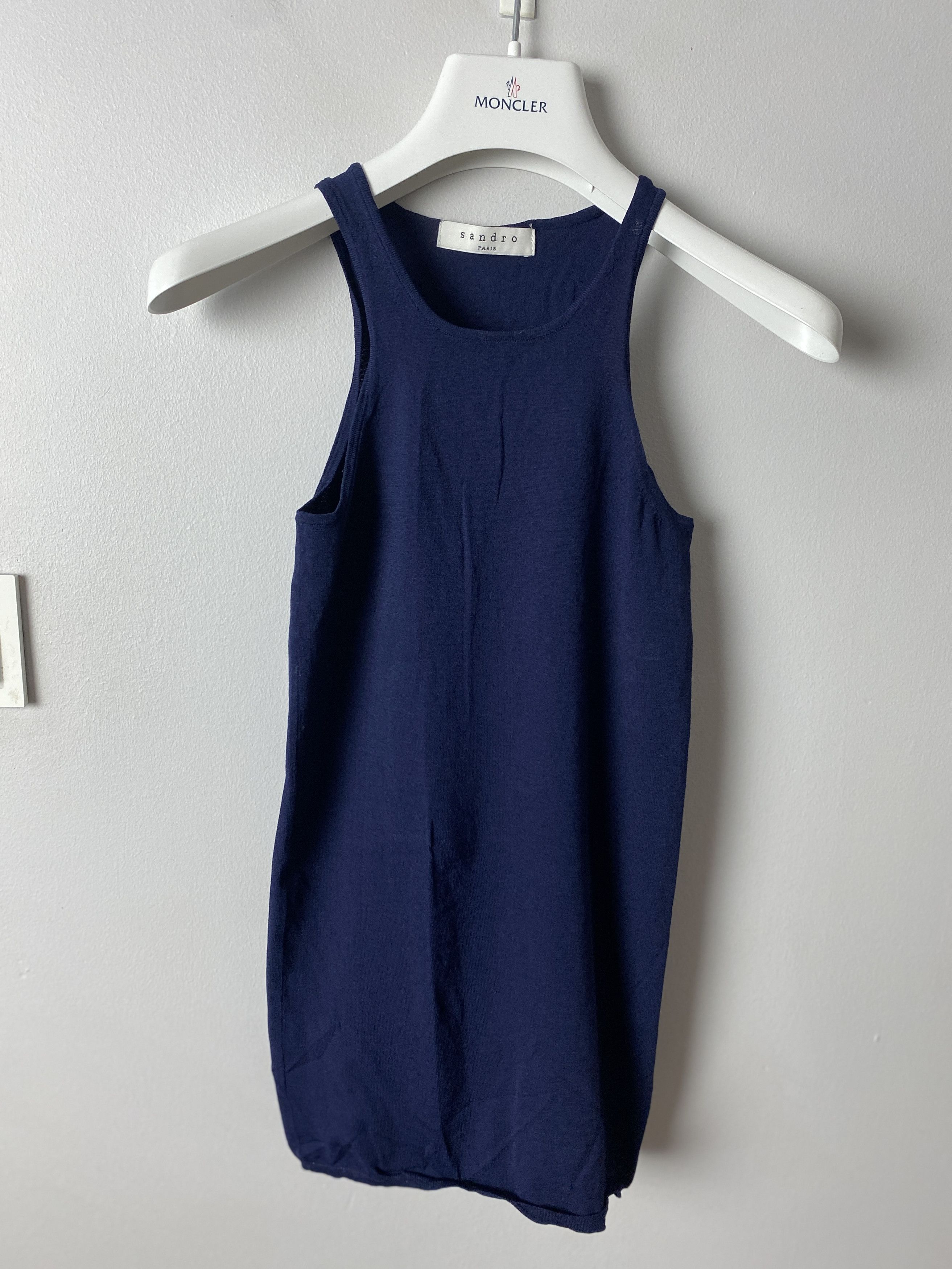 Sandro Sandro viscose tank top sleeveless t-shirt tee Size S / US 4 / IT 40 - 1 Thumbnail