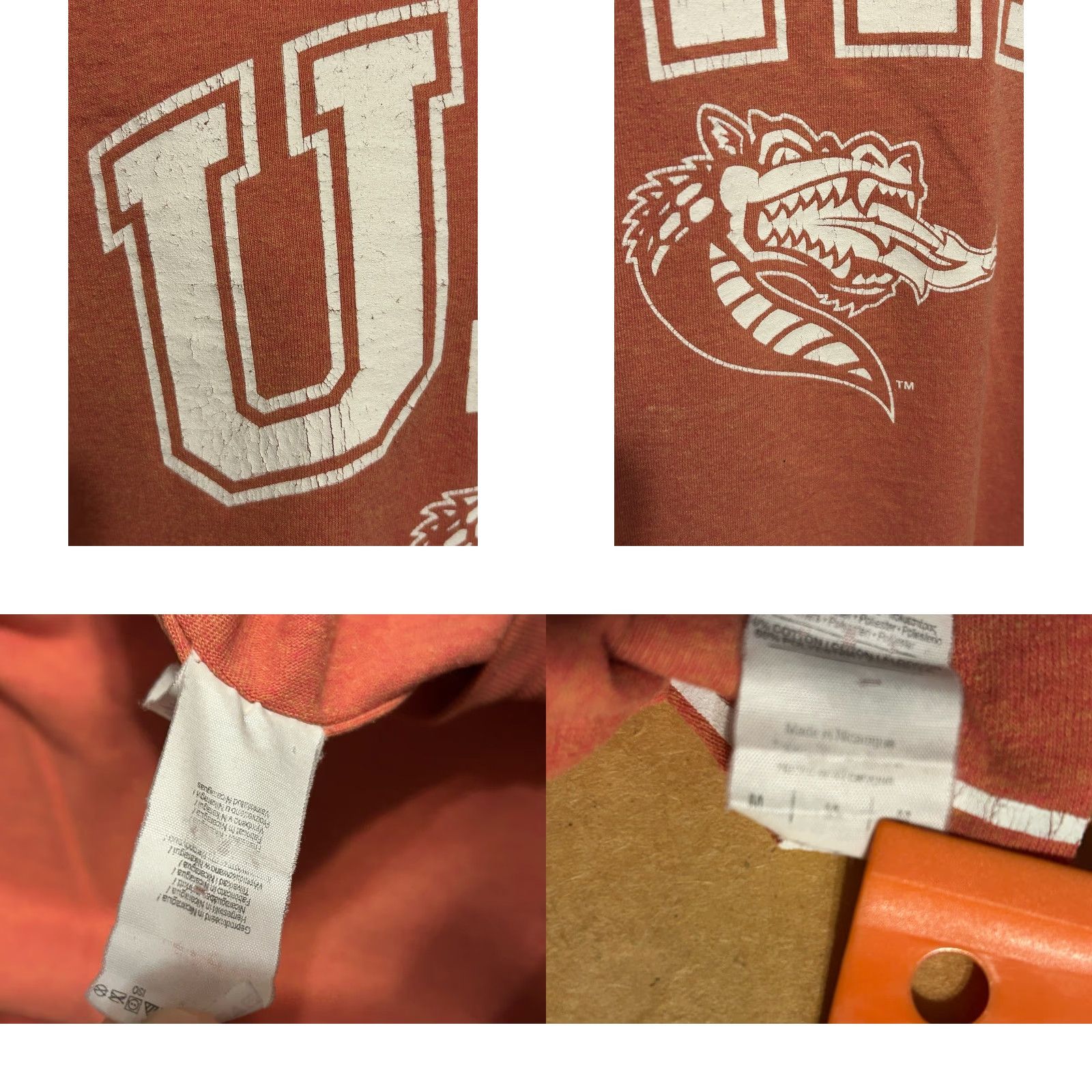 Gildan VINTAGE University Of Alabama Birmingham UAB Shirt Adult Medium Heather Orange Gildan Size US M / EU 48-50 / 2 - 8 Thumbnail