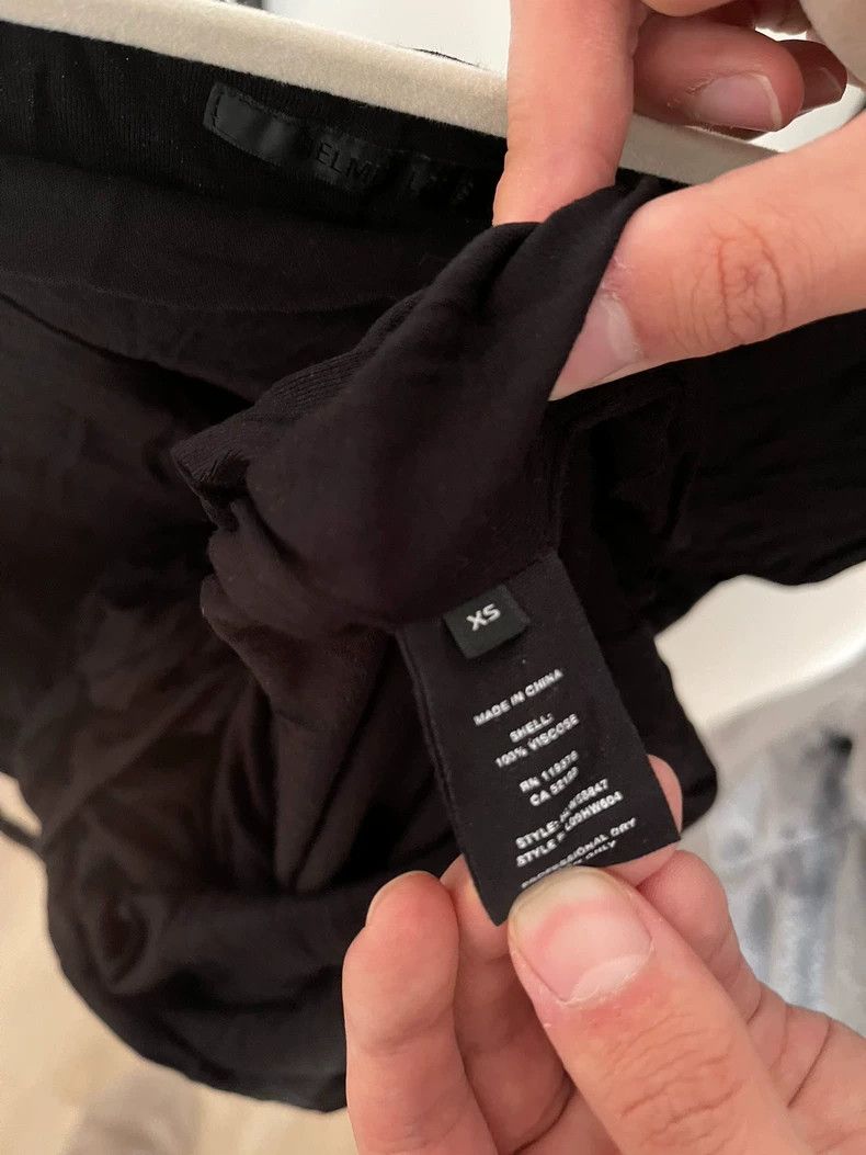 Helmut Lang HELMUT LANG Black structured conjoined skirt Size XS / US 0-2 / IT 36-38 - 6 Thumbnail
