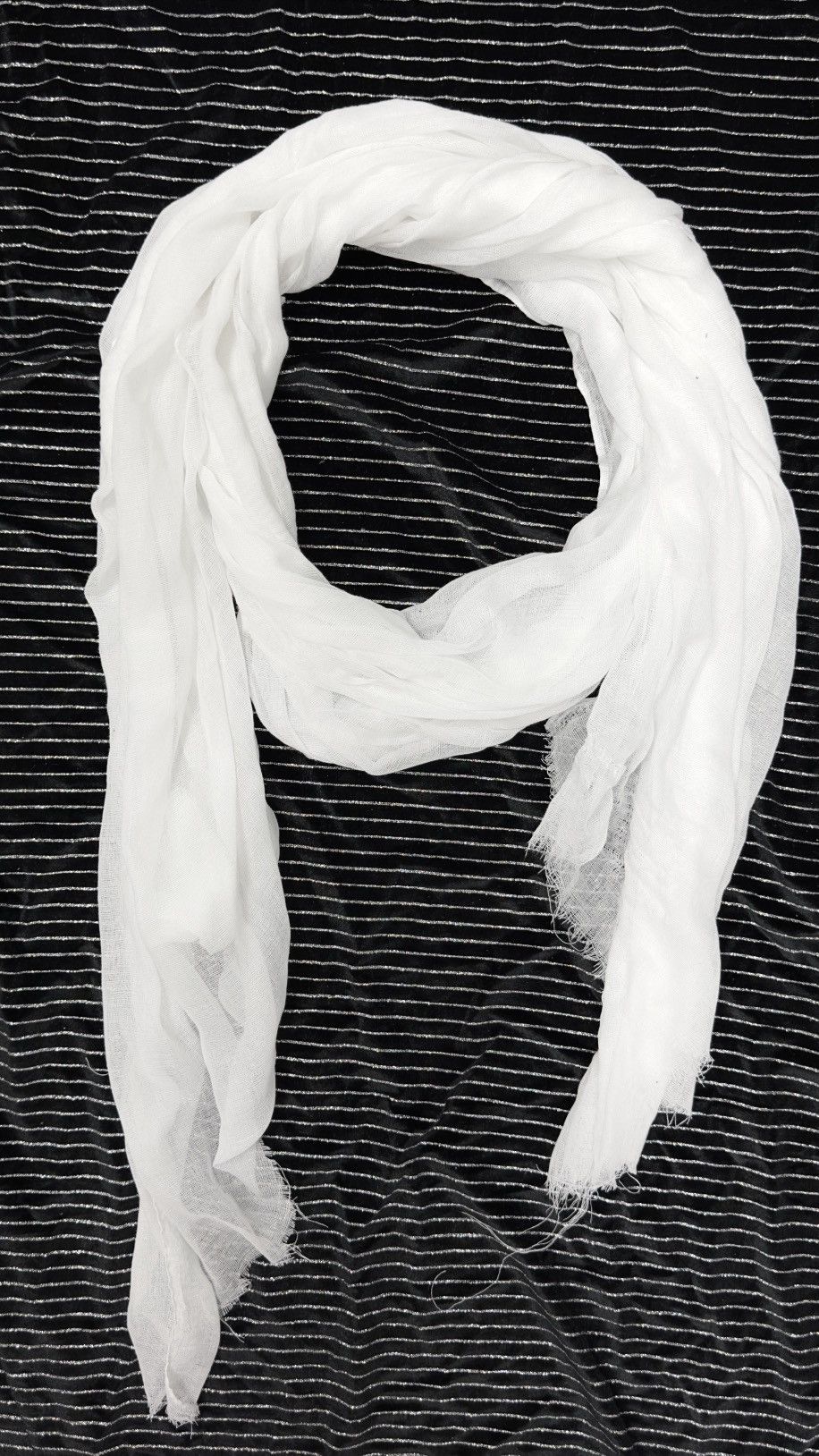 Slimane thin long scarf