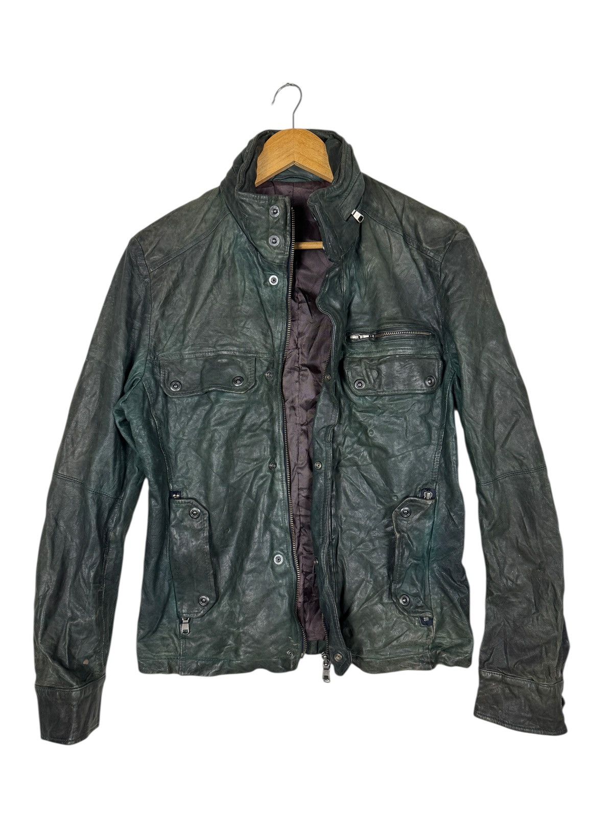 BUFFALO BOBS Scartish High Street Leather Jacket Size US M / EU 48-50 / 2 - 12 Thumbnail