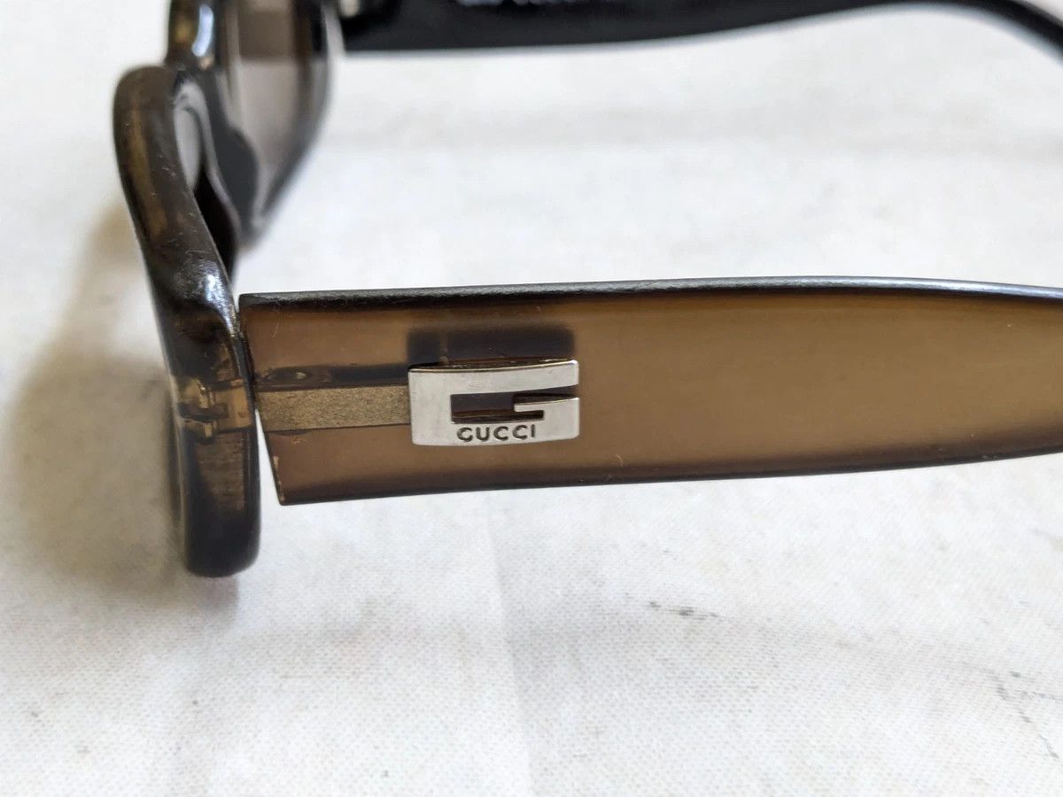 Gucci × Vintage Gucci Sunglasses GG2409/N/S Brown Y2K Size ONE SIZE - 2 Thumbnail