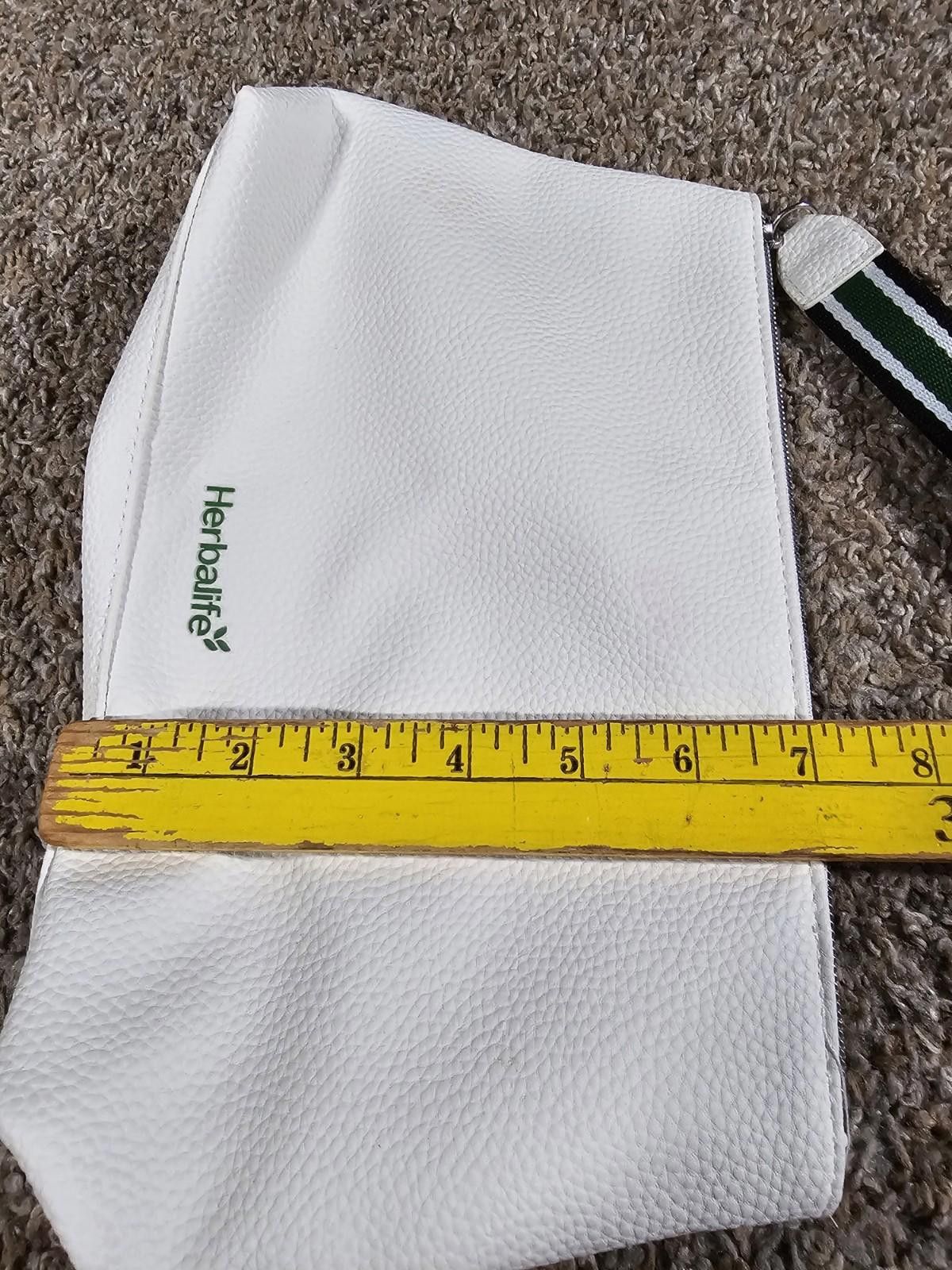 Other Herbalife White Handbag Purse With Hand Wrist Strap Size ONE SIZE - 8 Thumbnail