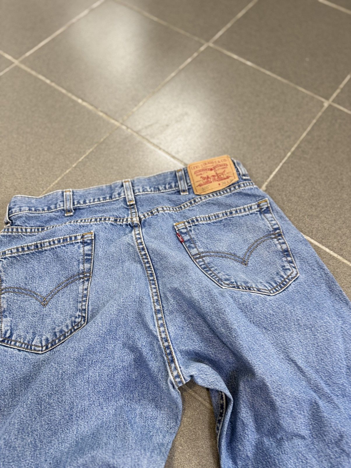 Levi's Vintage Levi’s Skull Stonewashed Denim Custom Handmade Jeans Size US 31 - 9 Thumbnail
