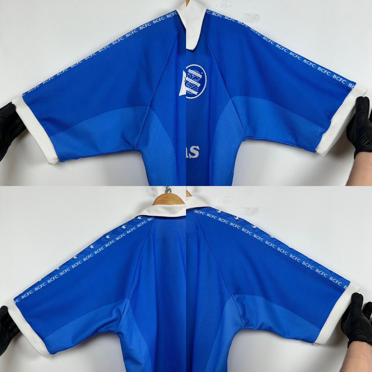 Le Coq Sportif 1998/99 Le Coq Sportif Birmingham City Vintage Soccer Jersey Size US L / EU 52-54 / 3 - 8 Thumbnail