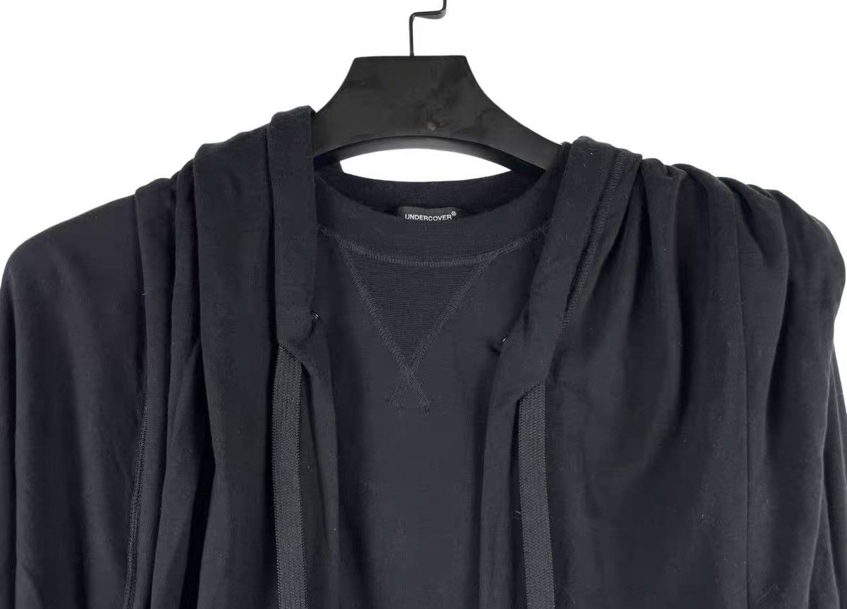 Undercover Undercover AW23 Two-Layer Hooded Pullover Sweatshirt J31 Size US L / EU 52-54 / 3 - 4 Thumbnail