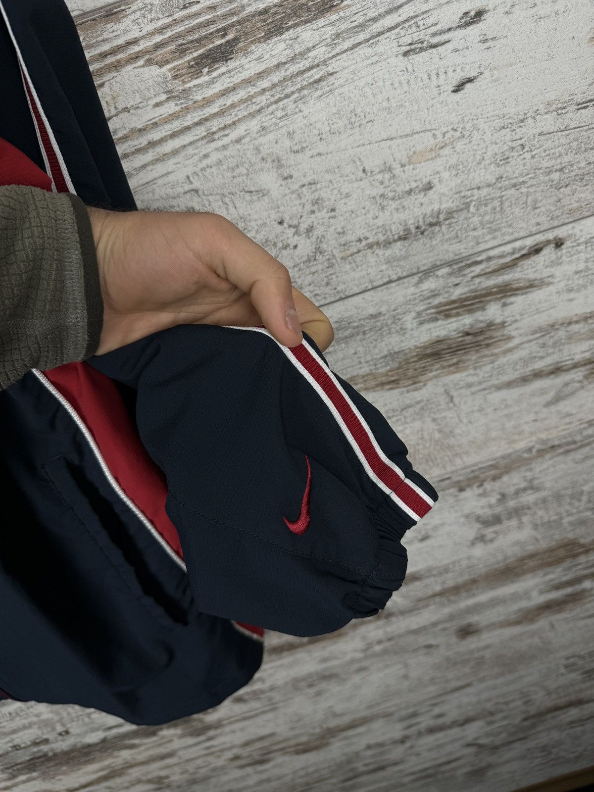 Nike Mens Vintage Nike track jacket navy swoosh drill Olympic Size US L / EU 52-54 / 3 - 7 Thumbnail