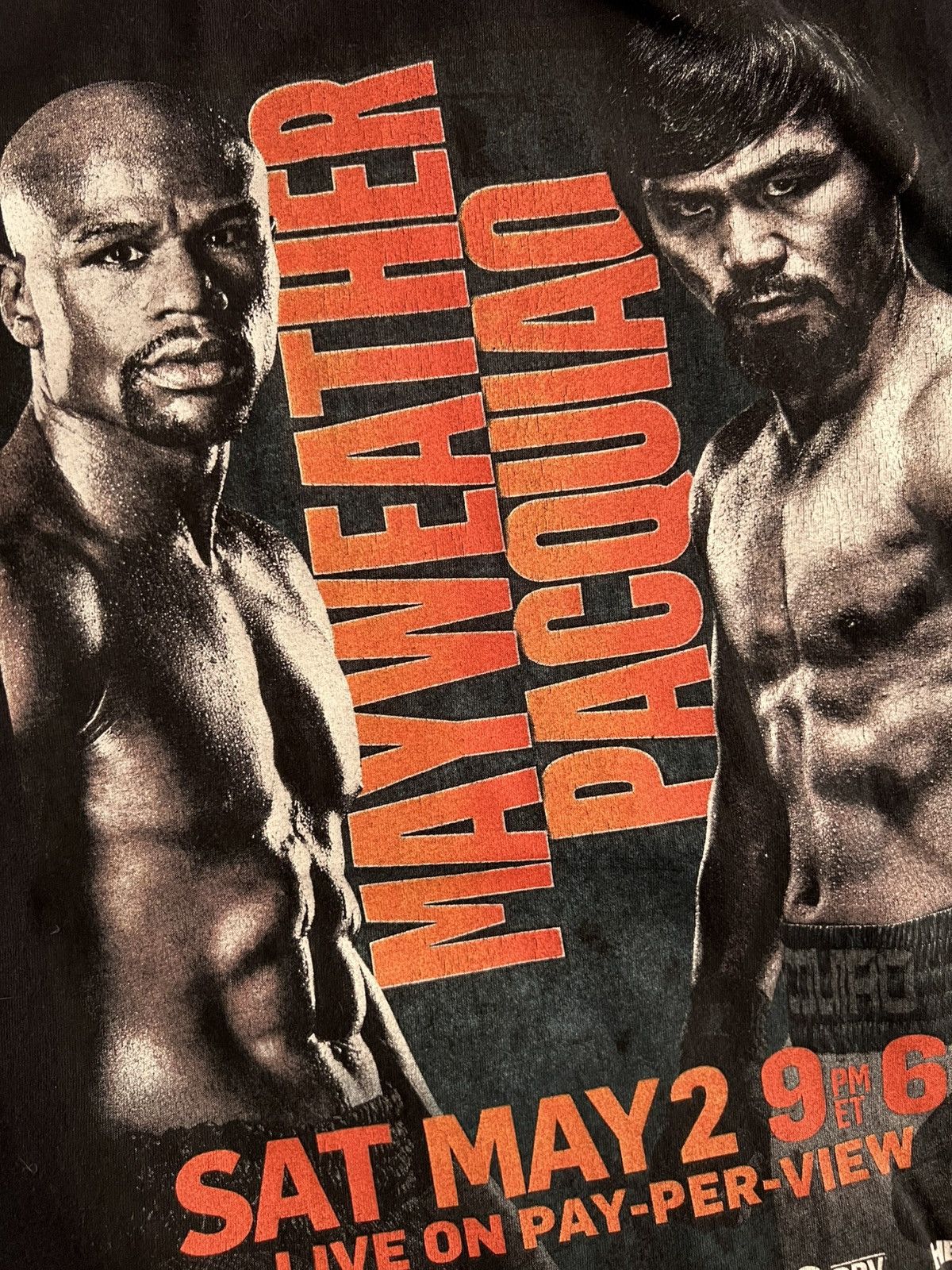 Vintage Mayweather vs Pacquiao 2015 Event Shirt Size US XL / EU 56 / 4 - 2 Thumbnail