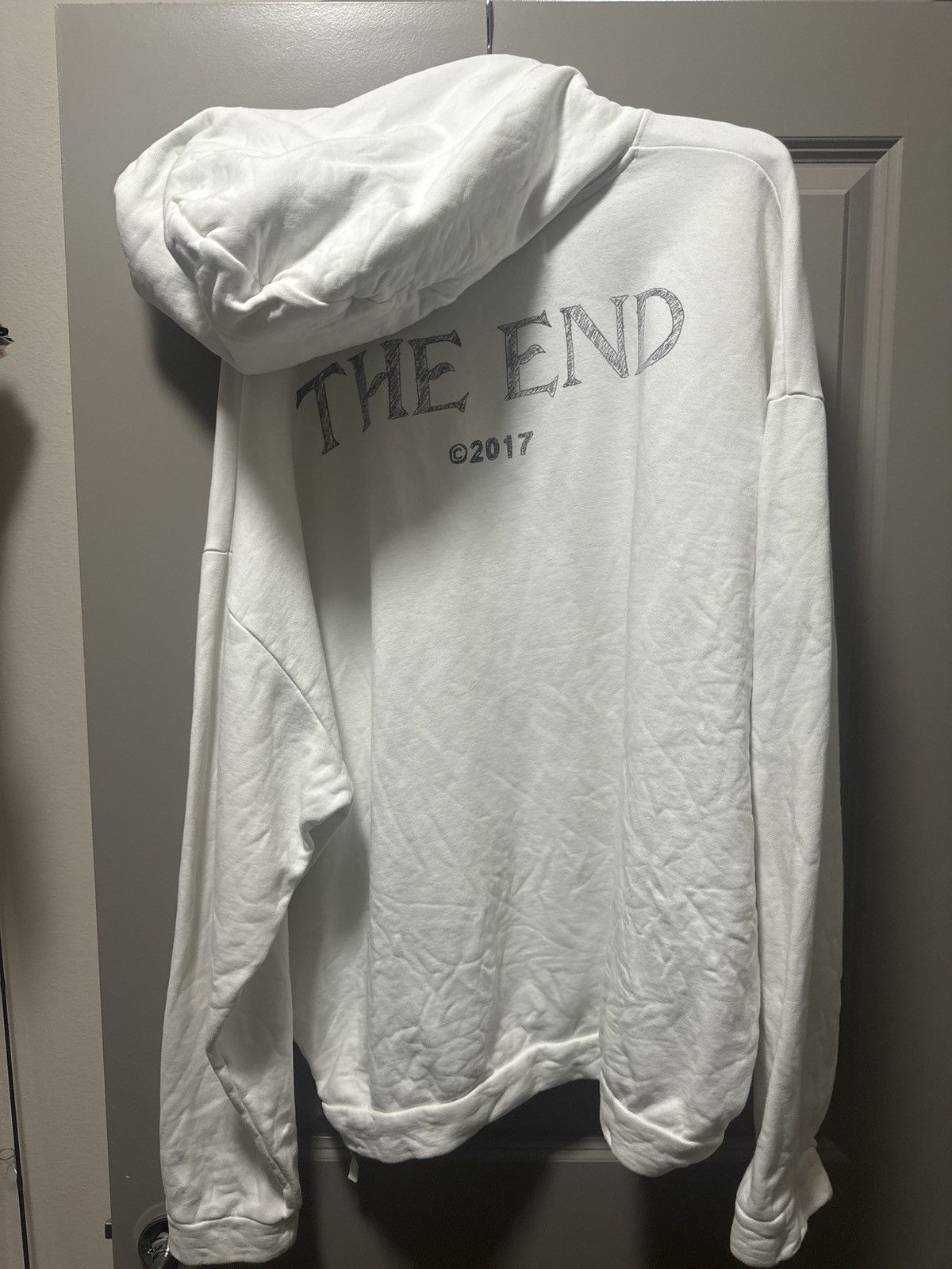 image of Off White Off-White Till Death Hoodie, Men's (Size XL)