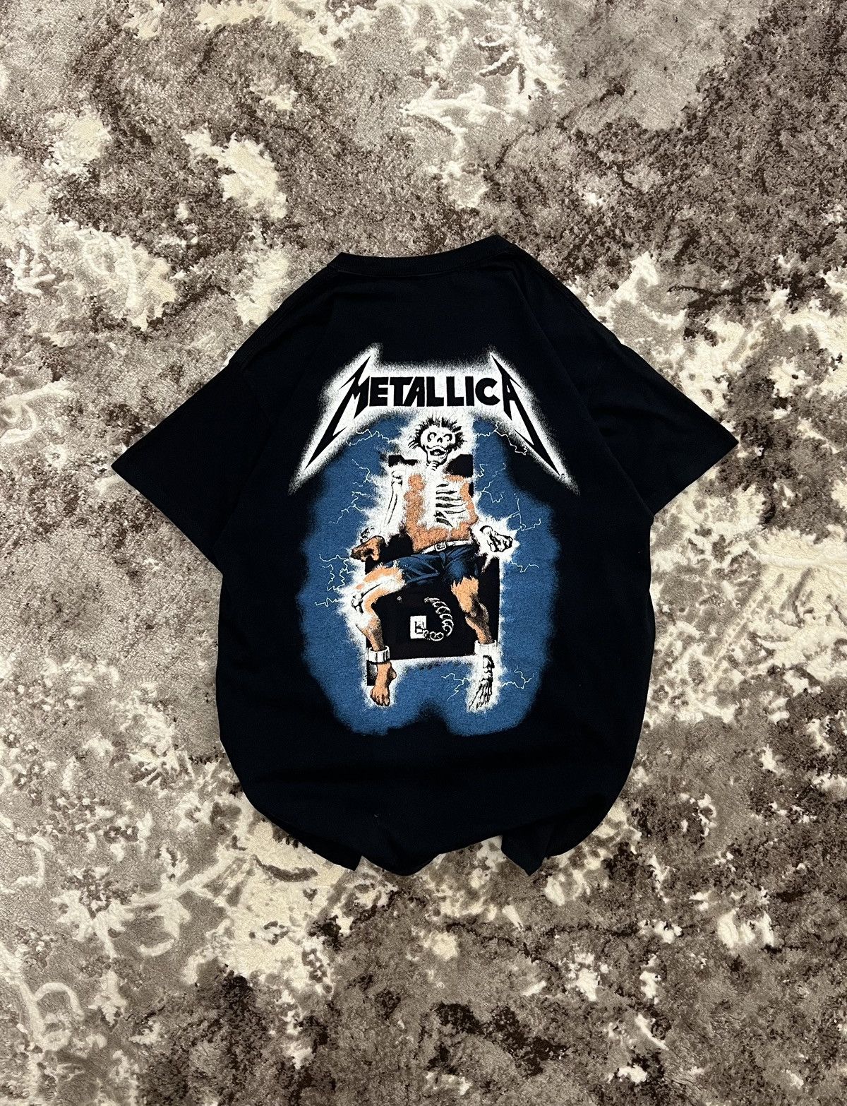 Band Tees × Metallica × Vintage Vintage Metallica Ride the lighthing y2k t shirt Size US M / EU 48-50 / 2 - 1 Thumbnail