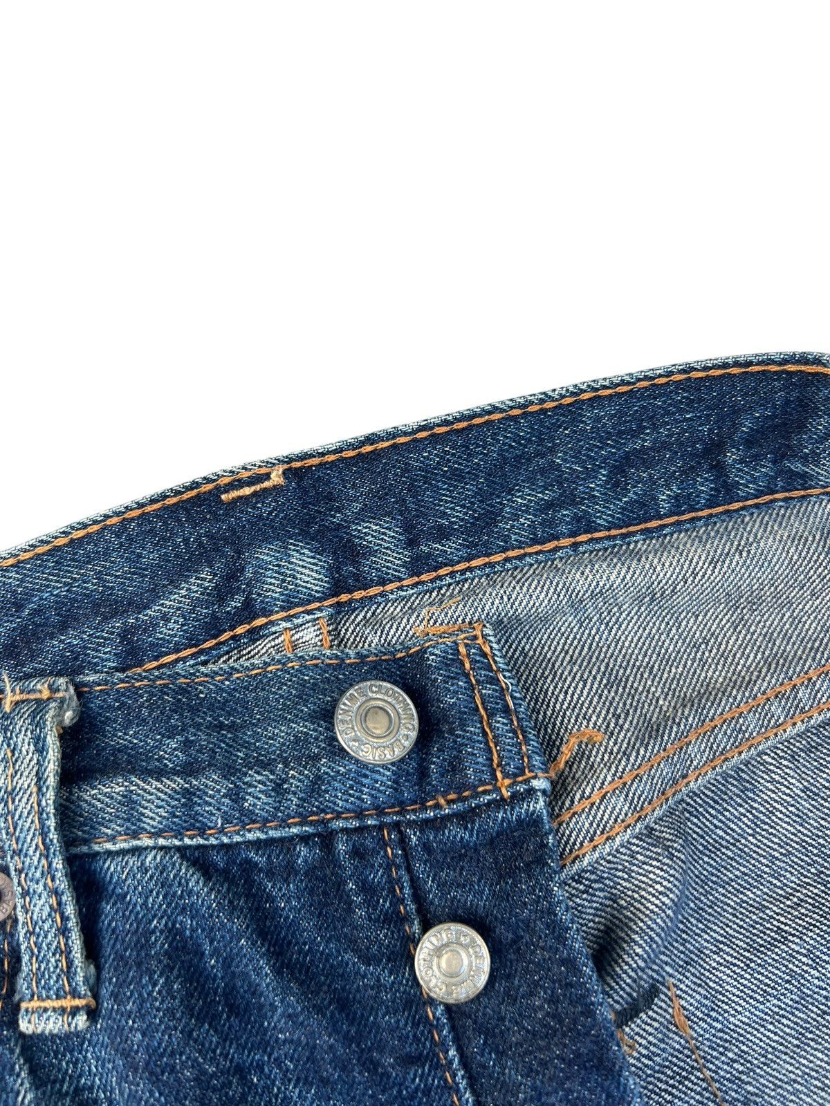 Denime Vintage DENIME Japan Dirty Mud Denim Selvedge Jeans Size US 31 - 10 Thumbnail