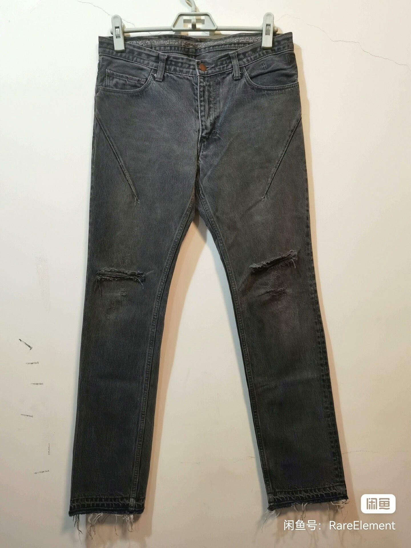 Number (N)ine Number (N)ine - Archive Grunge Denim Jeans Black