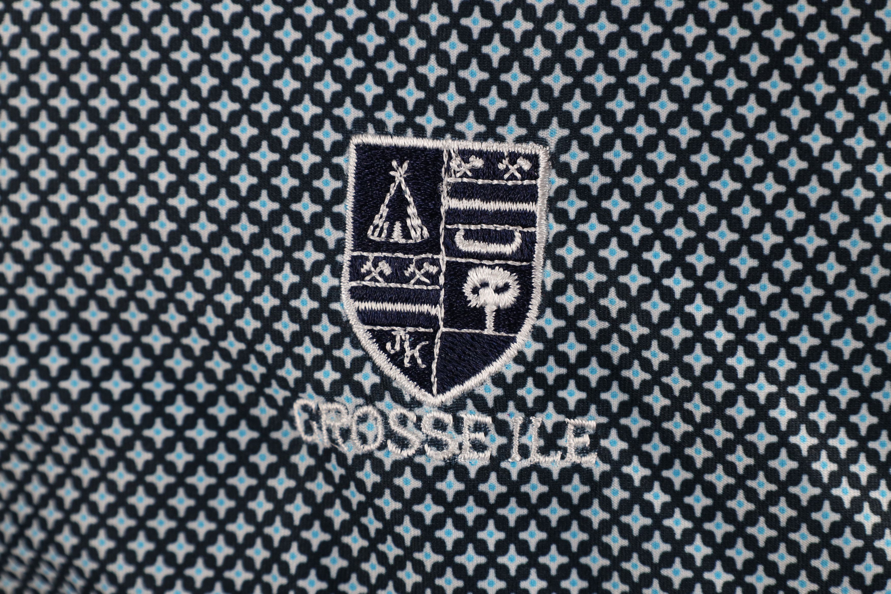 Footjoy × Vintage FootJoy Flower Stretch Collared Short Sleeve Golf Polo Shirt Size US L / EU 52-54 / 3 - 4 Thumbnail