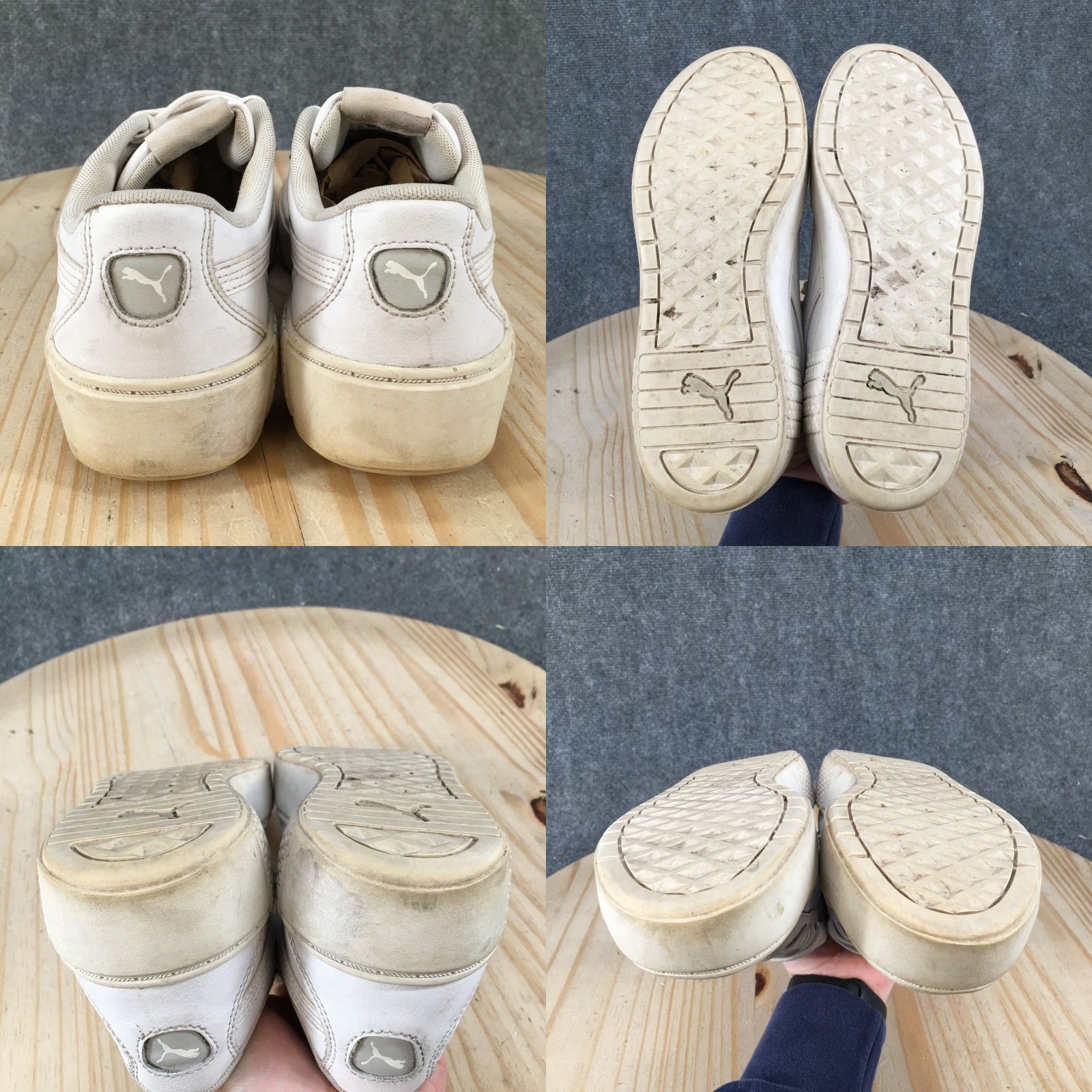 Puma Puma Shoes Womens 8.5 Smash Platform V2 Low Top Sneakers 373035-01 White Leather Size M / US 6-8 / IT 42-44 - 9 Thumbnail