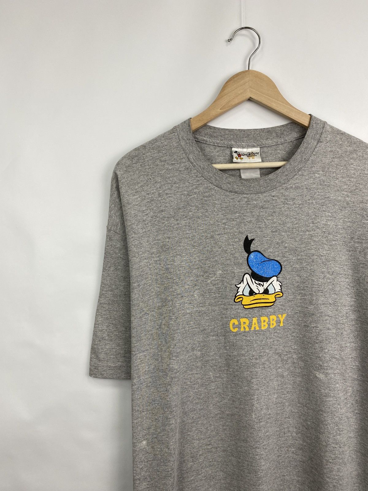 Disney 🇺🇸 Vintage 90s Donald Duck Crabby Mickey Mouse t-shirt hype Size US L / EU 52-54 / 3 - 2 Thumbnail