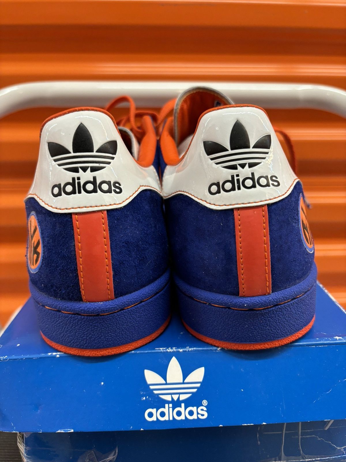 Adidas ***FINAL DROP***RARE 06 ADIDAS X NBA NY KNICKS SUPERSTAR 9 Size US 9 / EU 42 - 10 Thumbnail