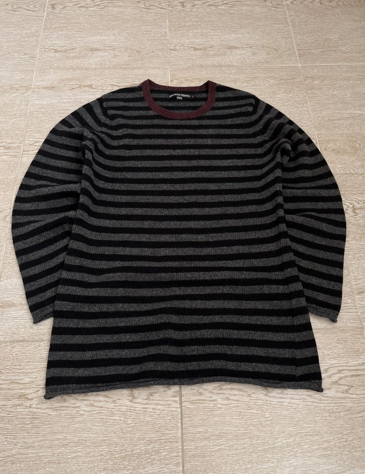 Gudrun Sjoden Gudrun Sjoden Striped Multicolor Wool Oversize Knit Sweater Size S / US 4 / IT 40 - 1 Thumbnail