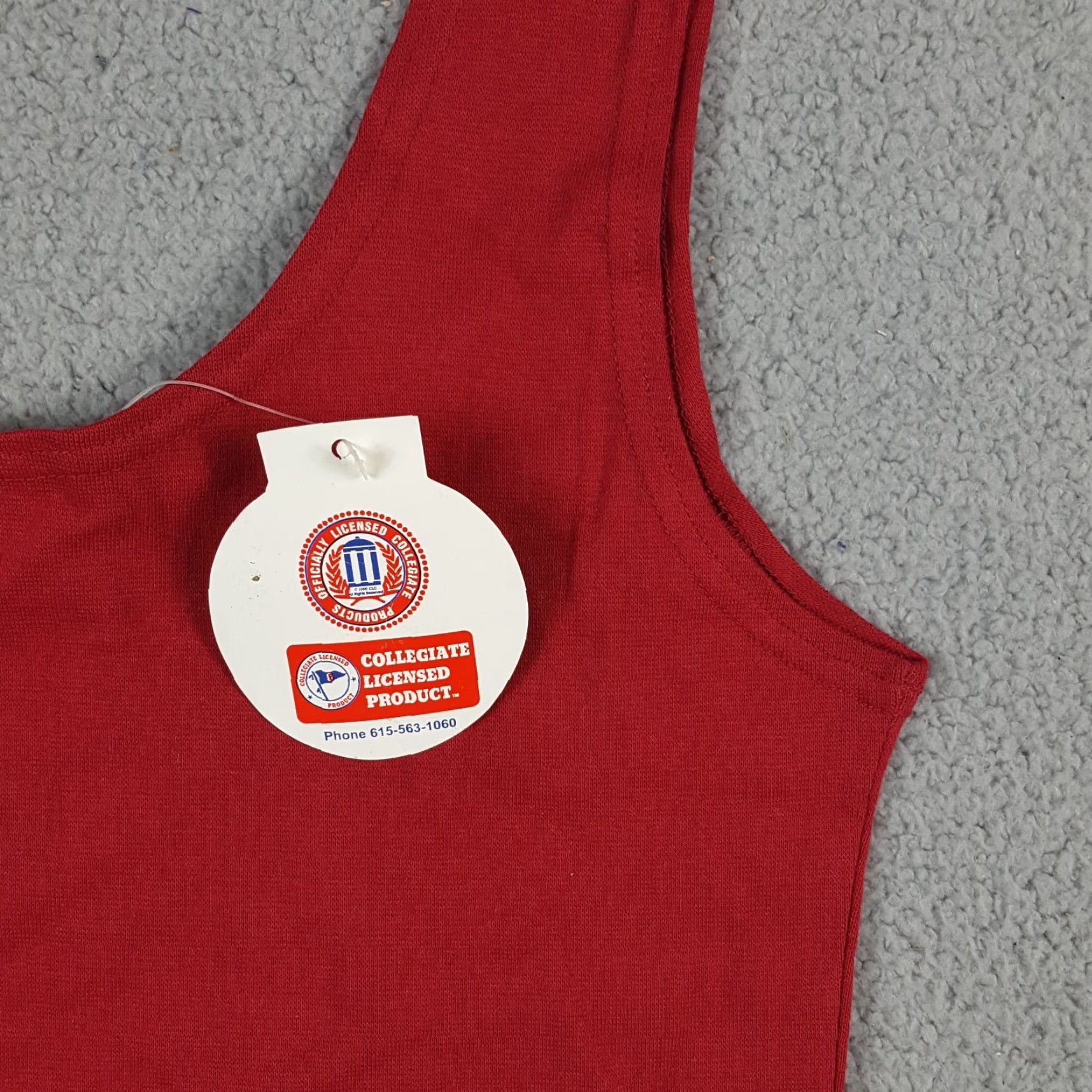 Vintage VINTAGE Spike Sports Red Athletic Gym Tank Top Women's Size Large Sleeveless Stretch 90s Sports Retro Size L / US 10 / IT 46 - 2 Thumbnail