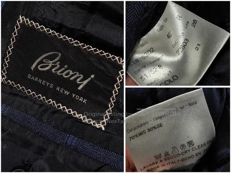 Brioni Brioni Cashmere and silk handmade single-breasted suit Size US L / EU 52-54 / 3 - 5 Thumbnail
